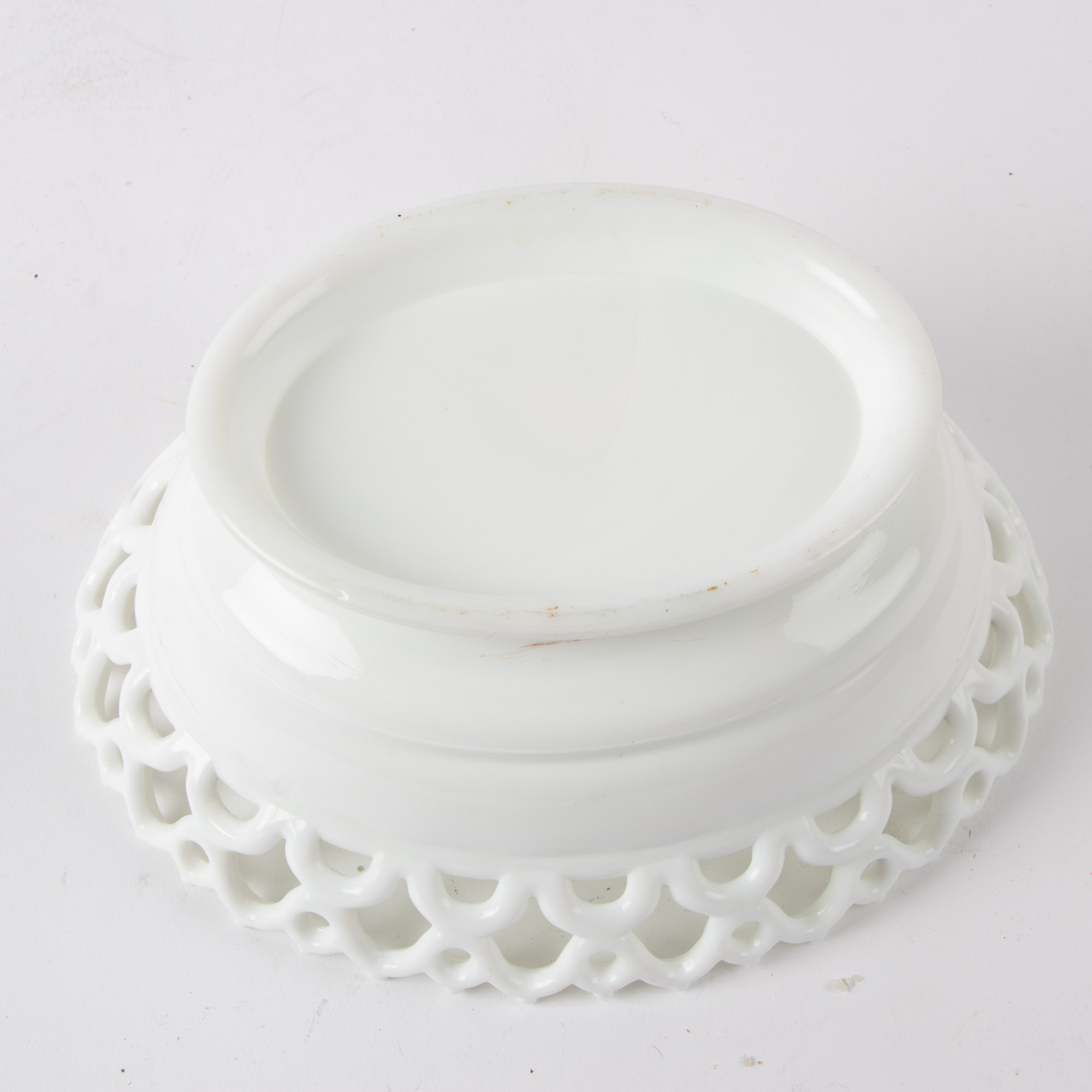 "Uncle Sam on the Merrimack" Milk Glass Dish and Other Milk Glass Tableware