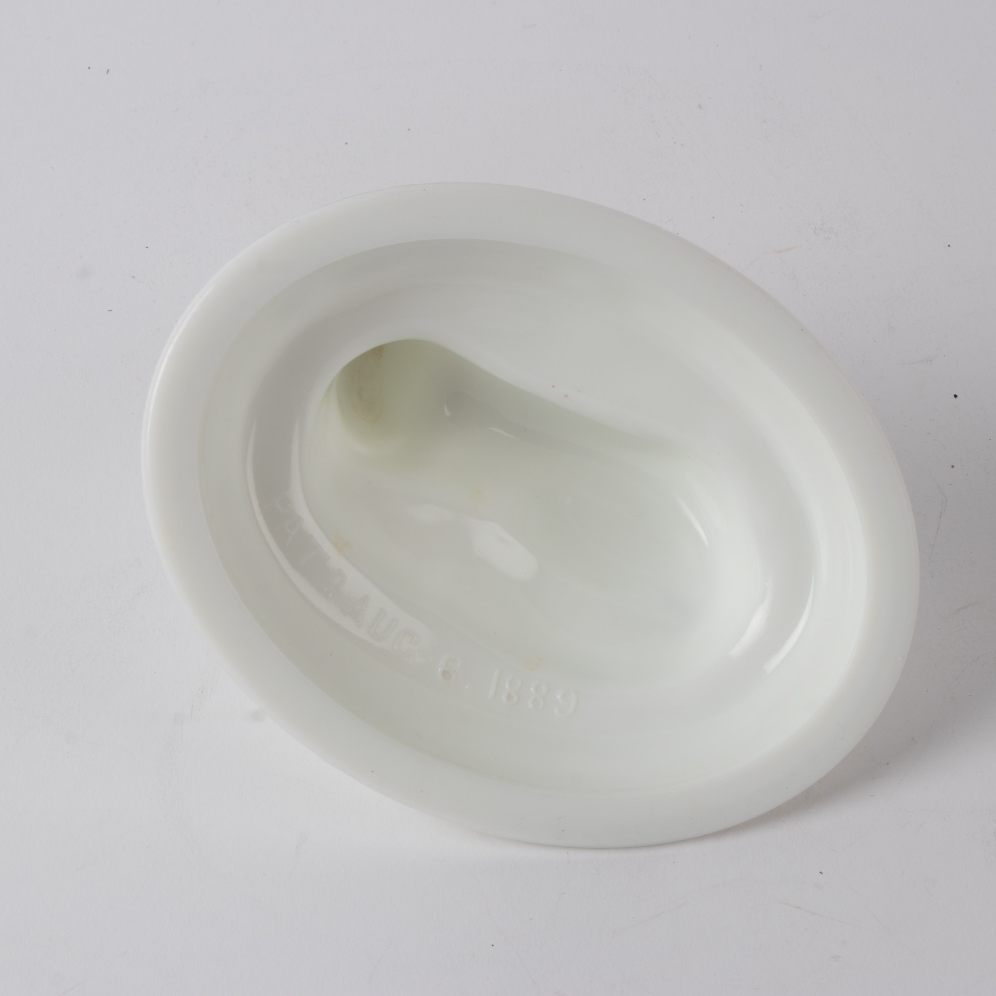 "Uncle Sam on the Merrimack" Milk Glass Dish and Other Milk Glass Tableware