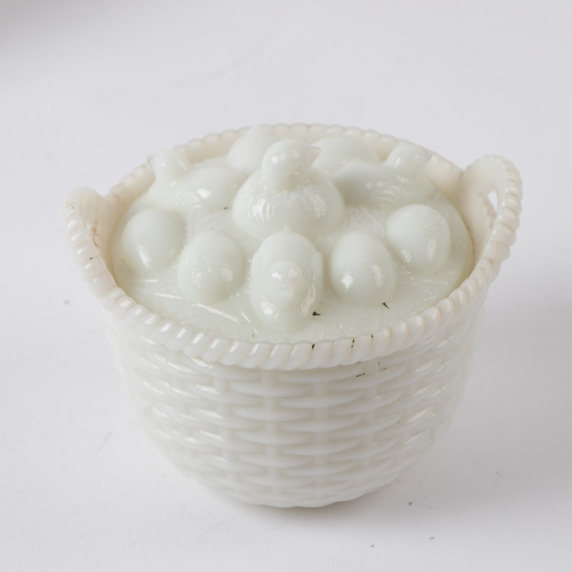 "Uncle Sam on the Merrimack" Milk Glass Dish and Other Milk Glass Tableware