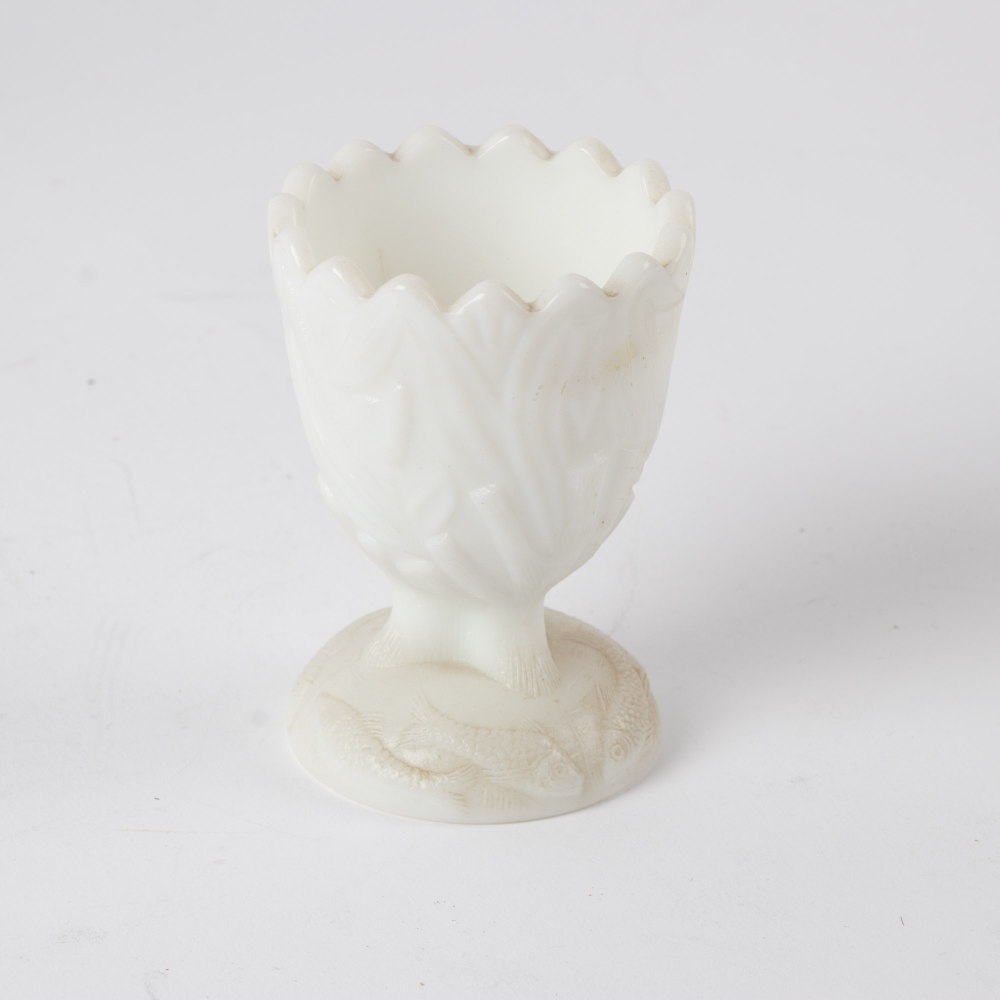 "Uncle Sam on the Merrimack" Milk Glass Dish and Other Milk Glass Tableware