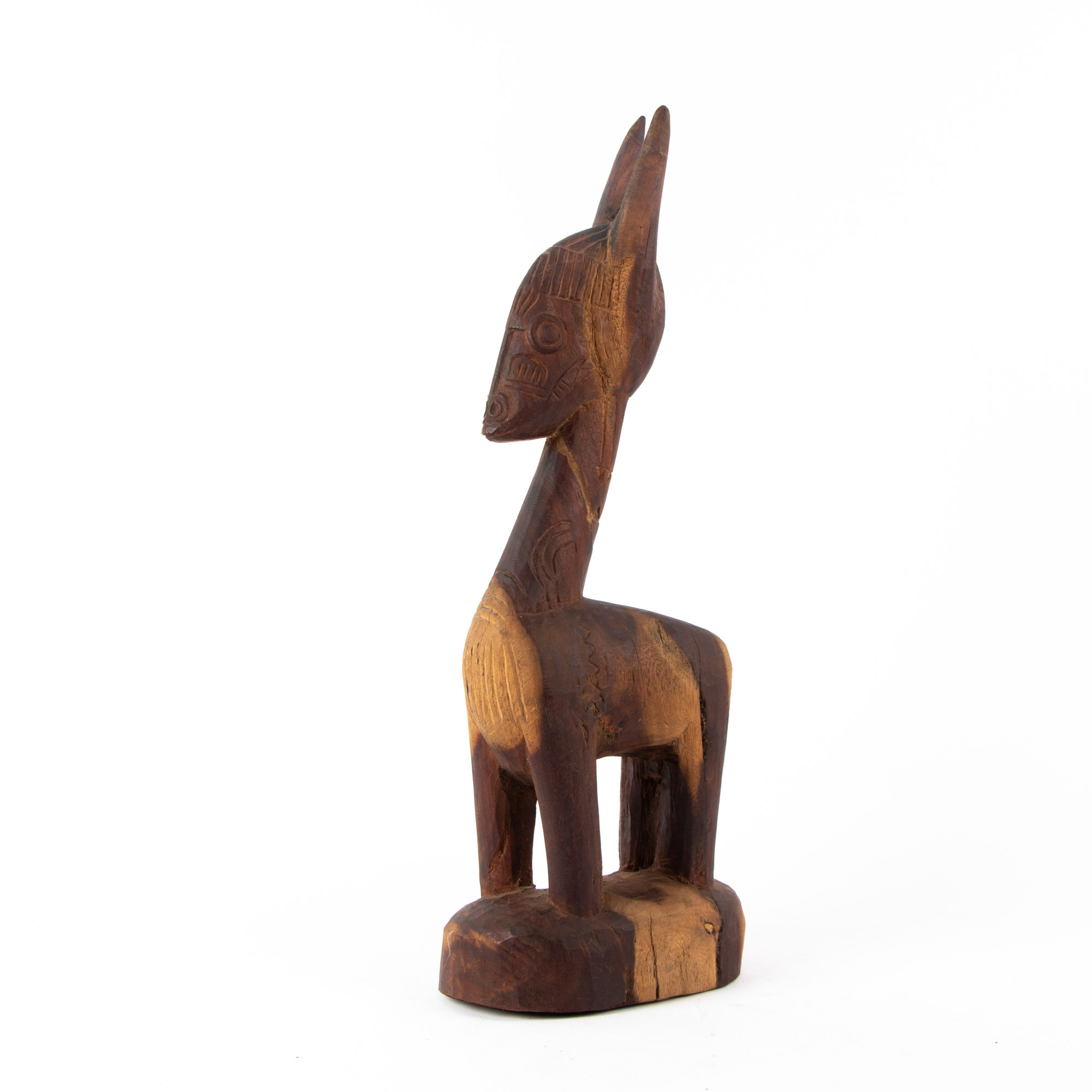 West African Hand-Carved Wood Animal Figures