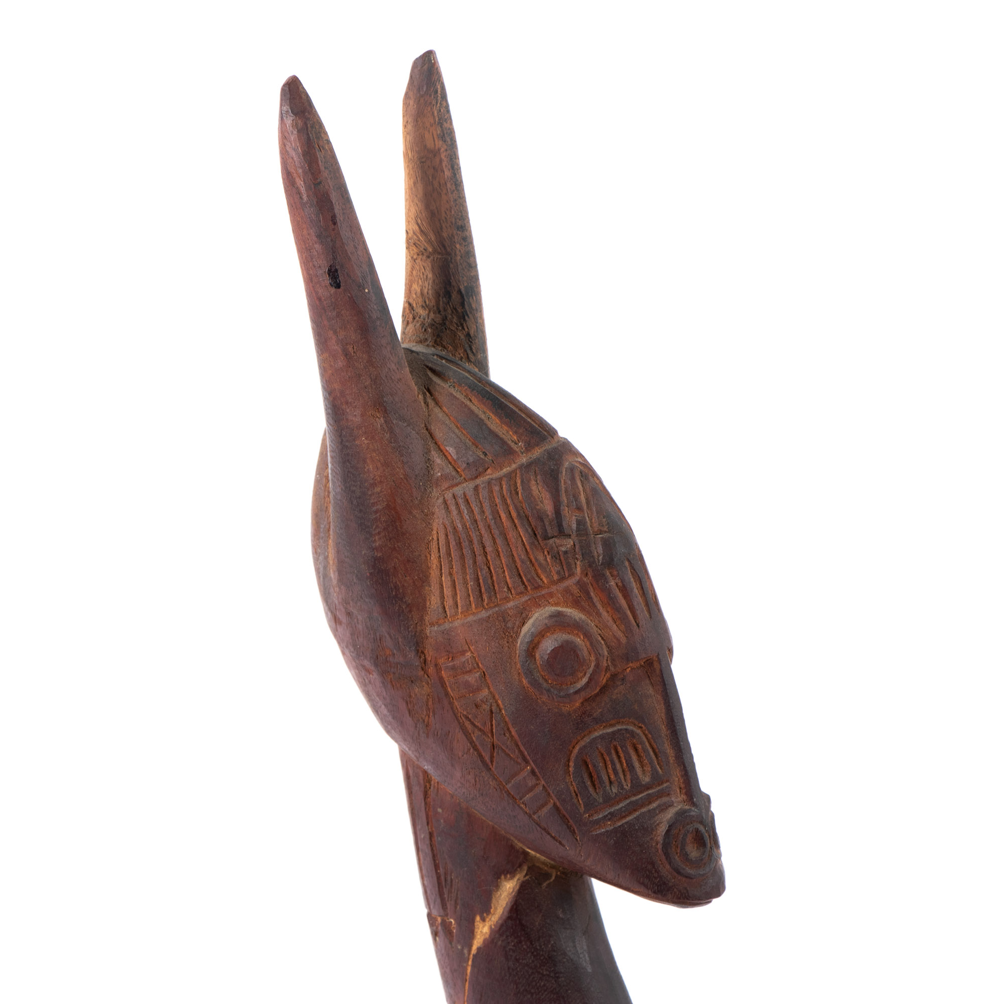 West African Hand-Carved Wood Animal Figures