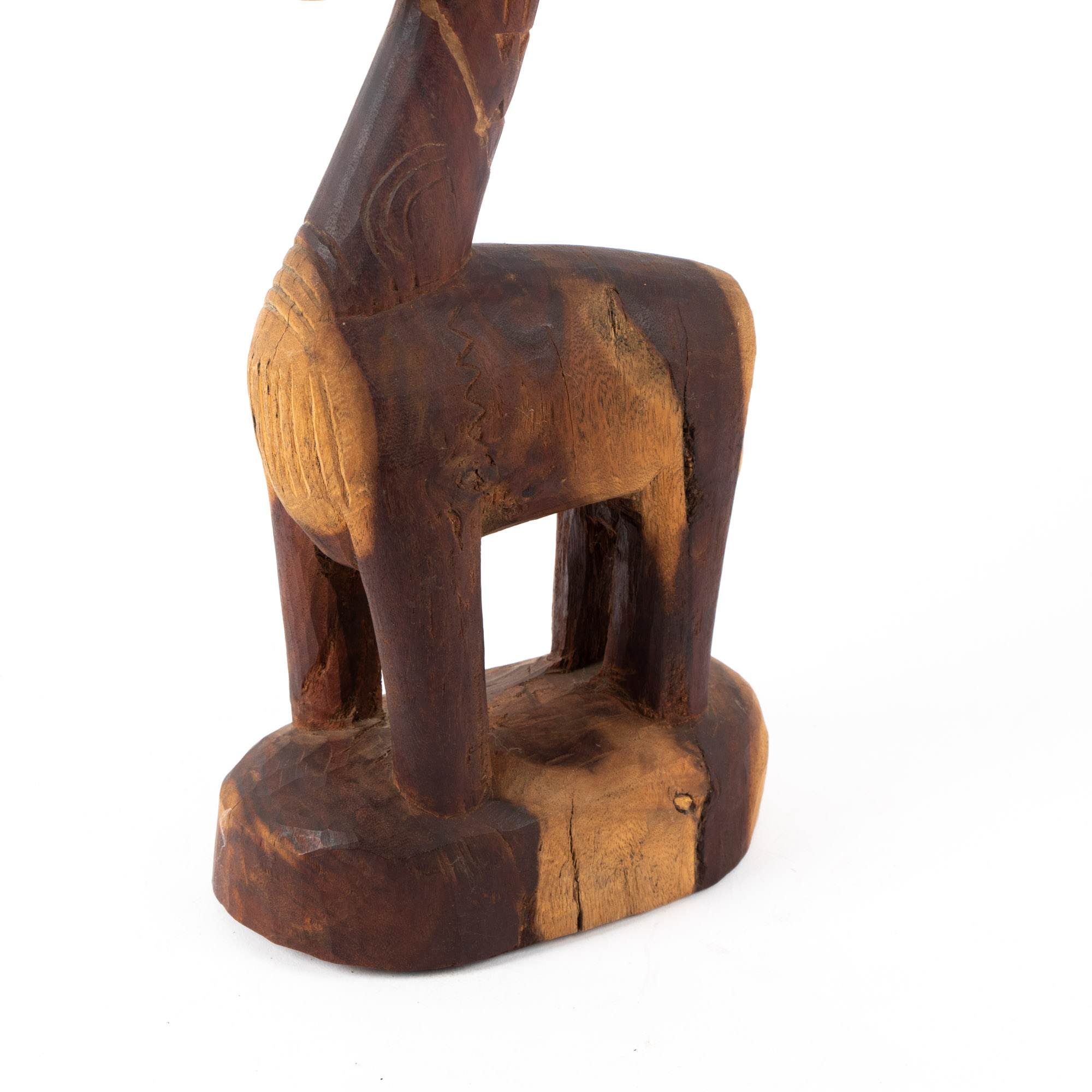 West African Hand-Carved Wood Animal Figures