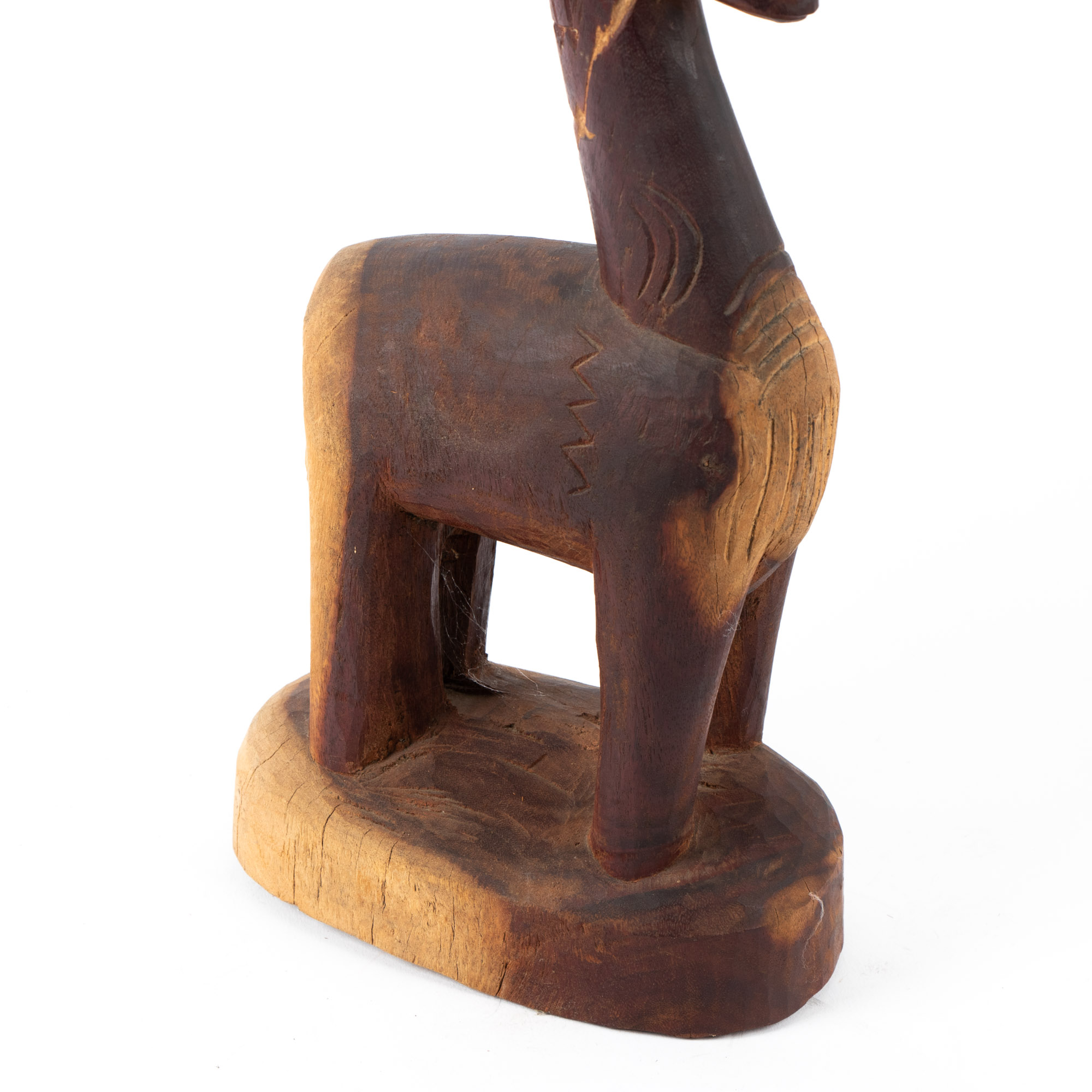 West African Hand-Carved Wood Animal Figures