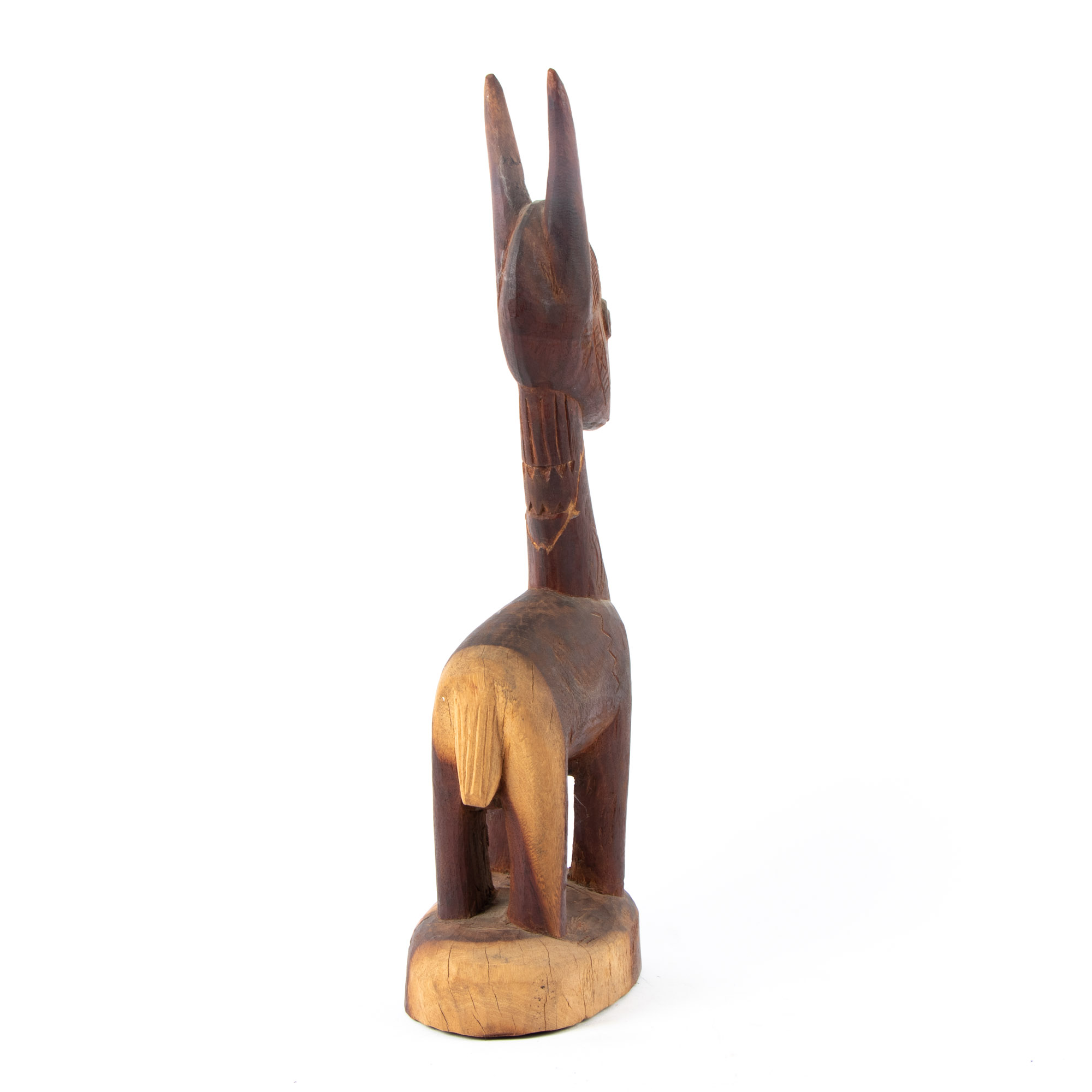 West African Hand-Carved Wood Animal Figures