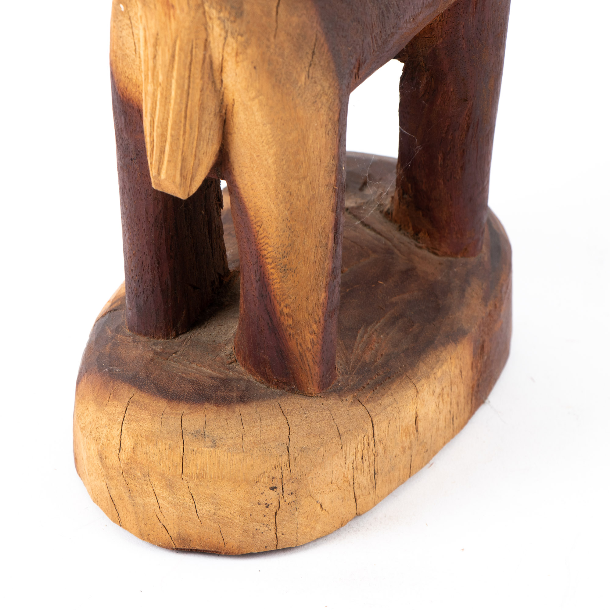 West African Hand-Carved Wood Animal Figures