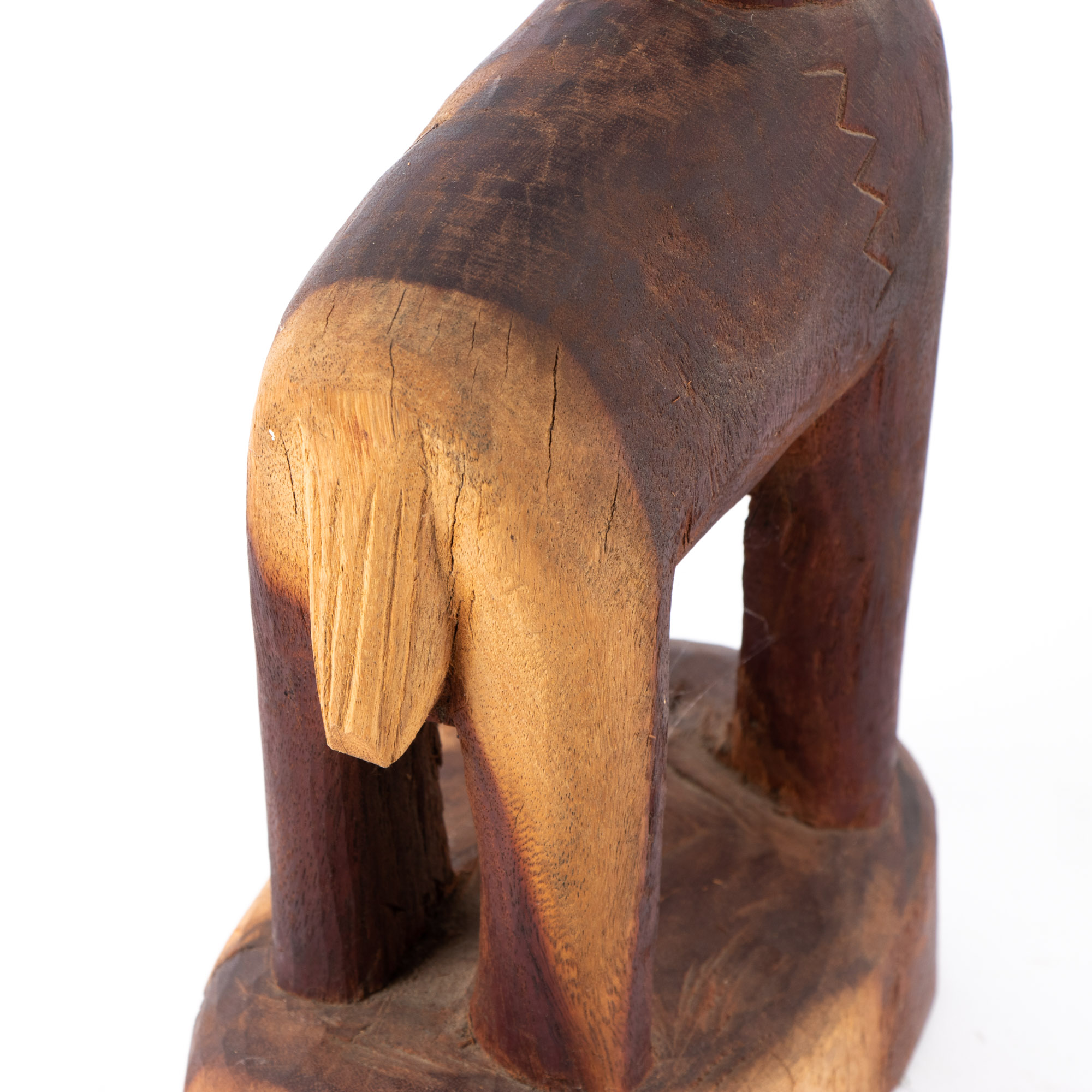 West African Hand-Carved Wood Animal Figures