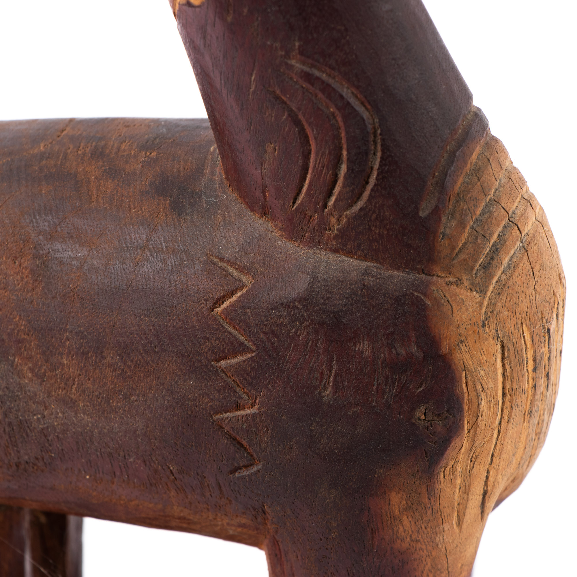 West African Hand-Carved Wood Animal Figures