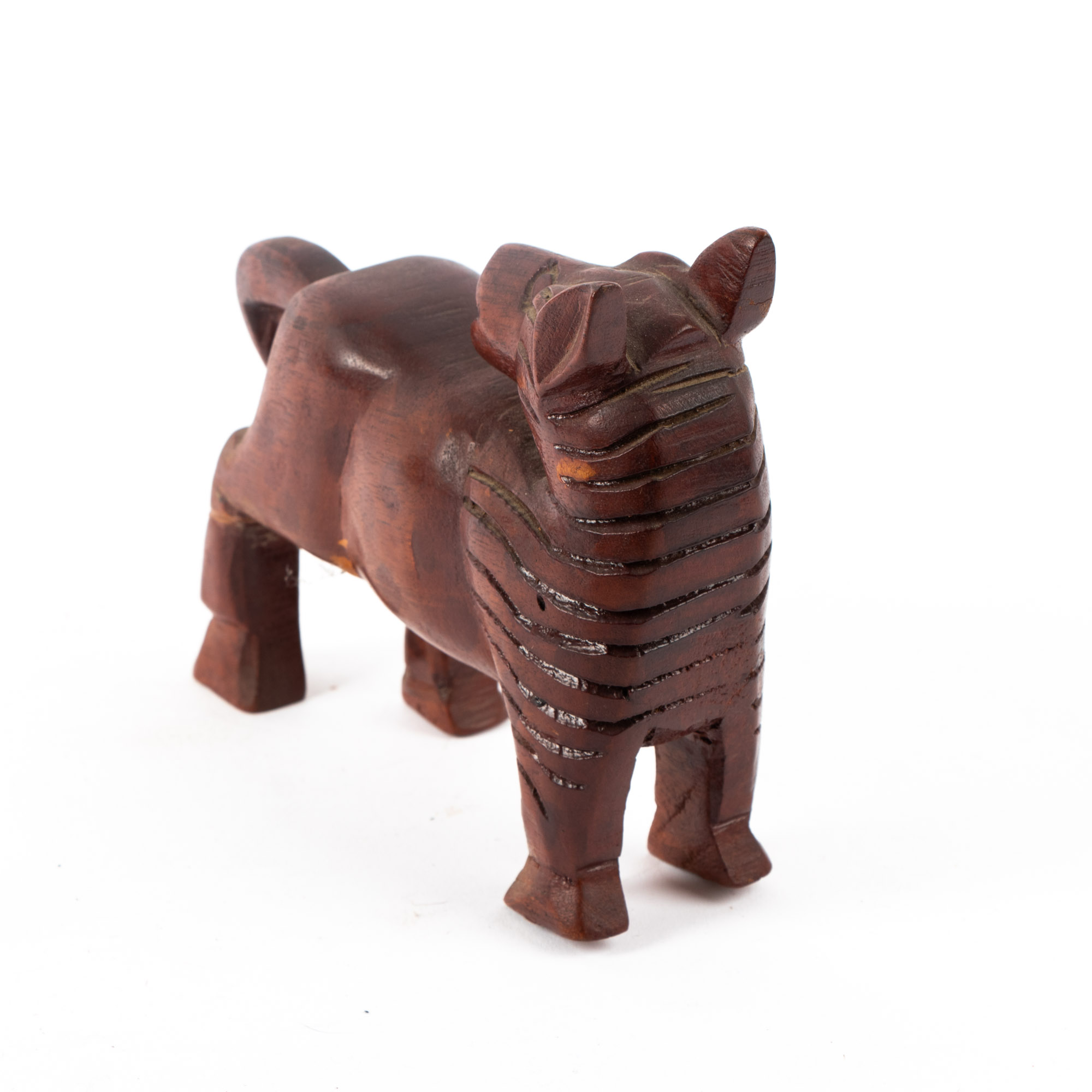 West African Hand-Carved Wood Animal Figures