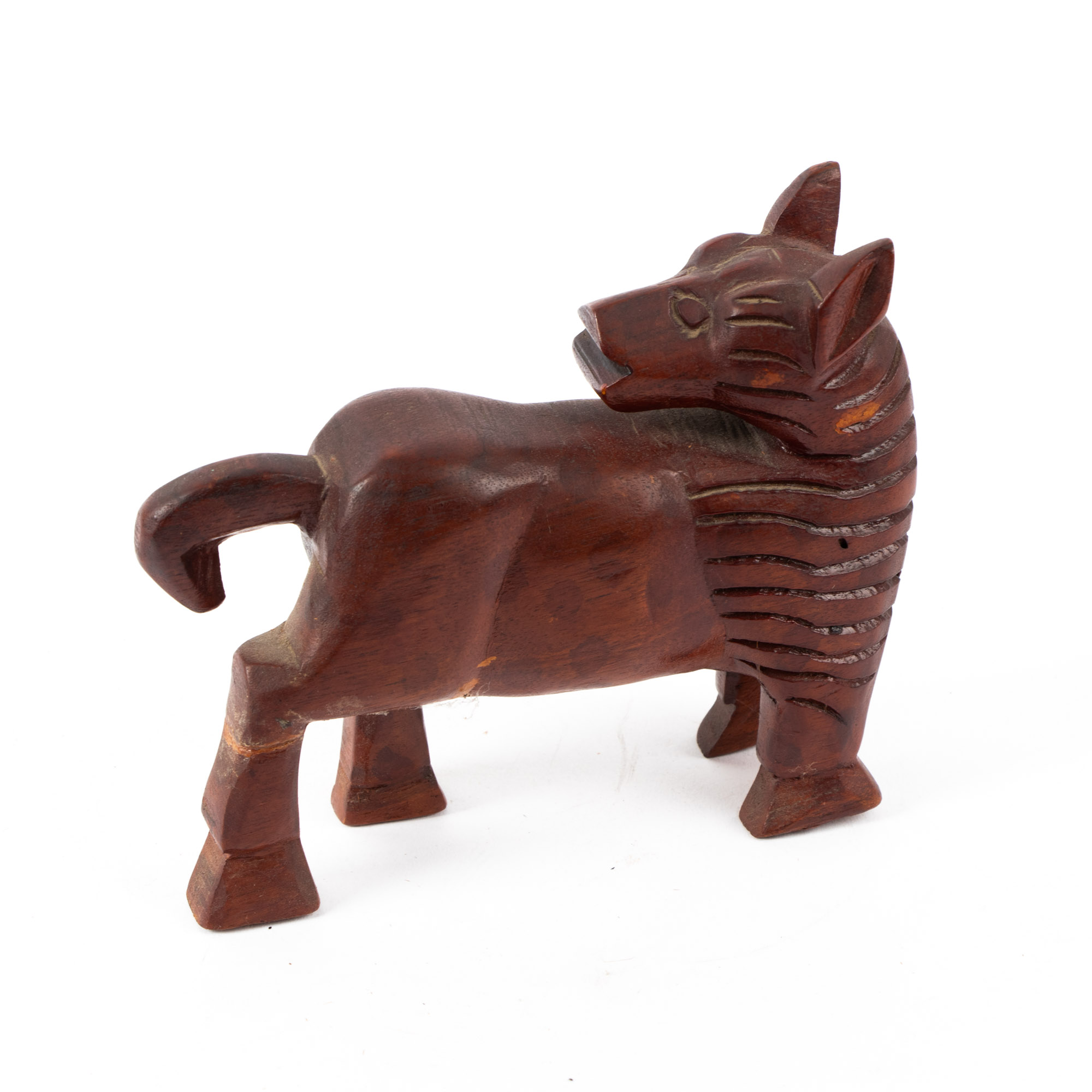 West African Hand-Carved Wood Animal Figures