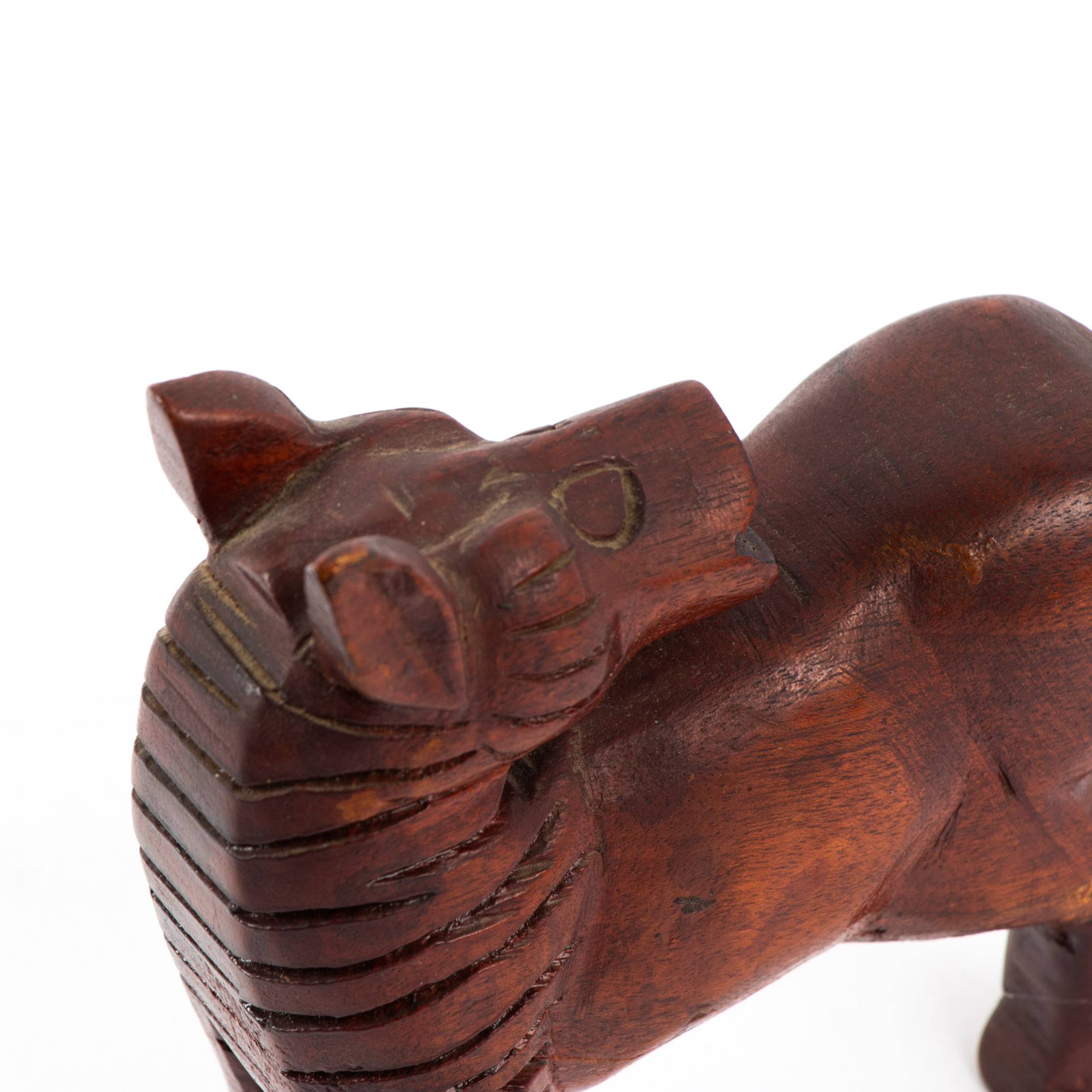 West African Hand-Carved Wood Animal Figures
