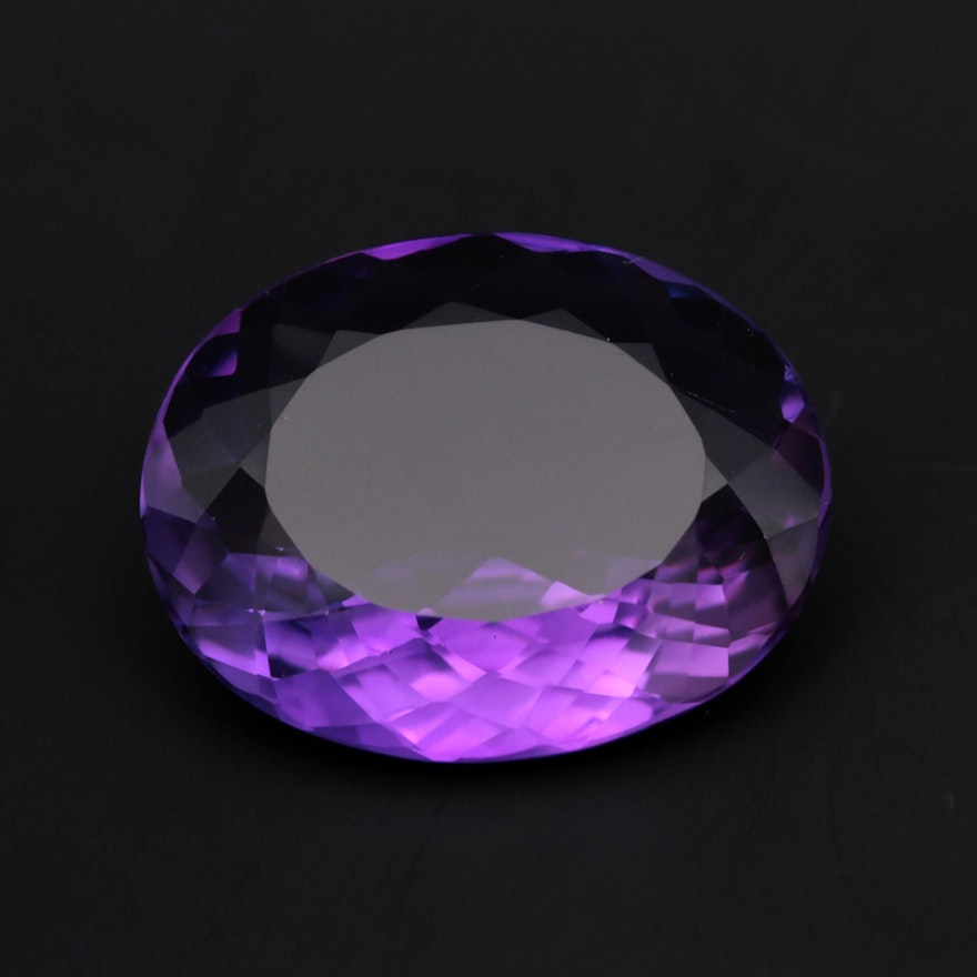 Loose 37.80 CT Amethyst Gemstone