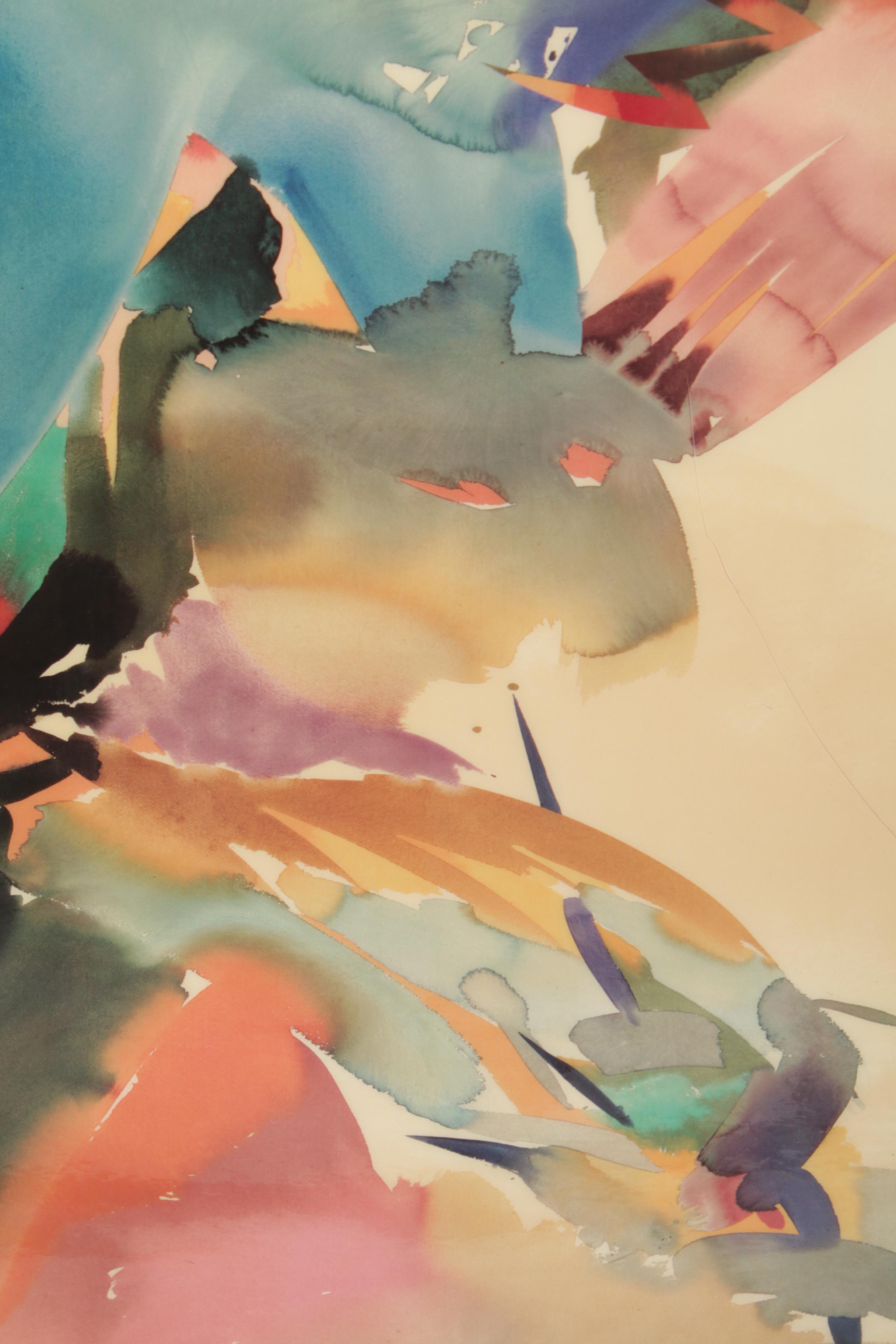 Peter Kitchell Offset Lithograph "Palmate Panther"