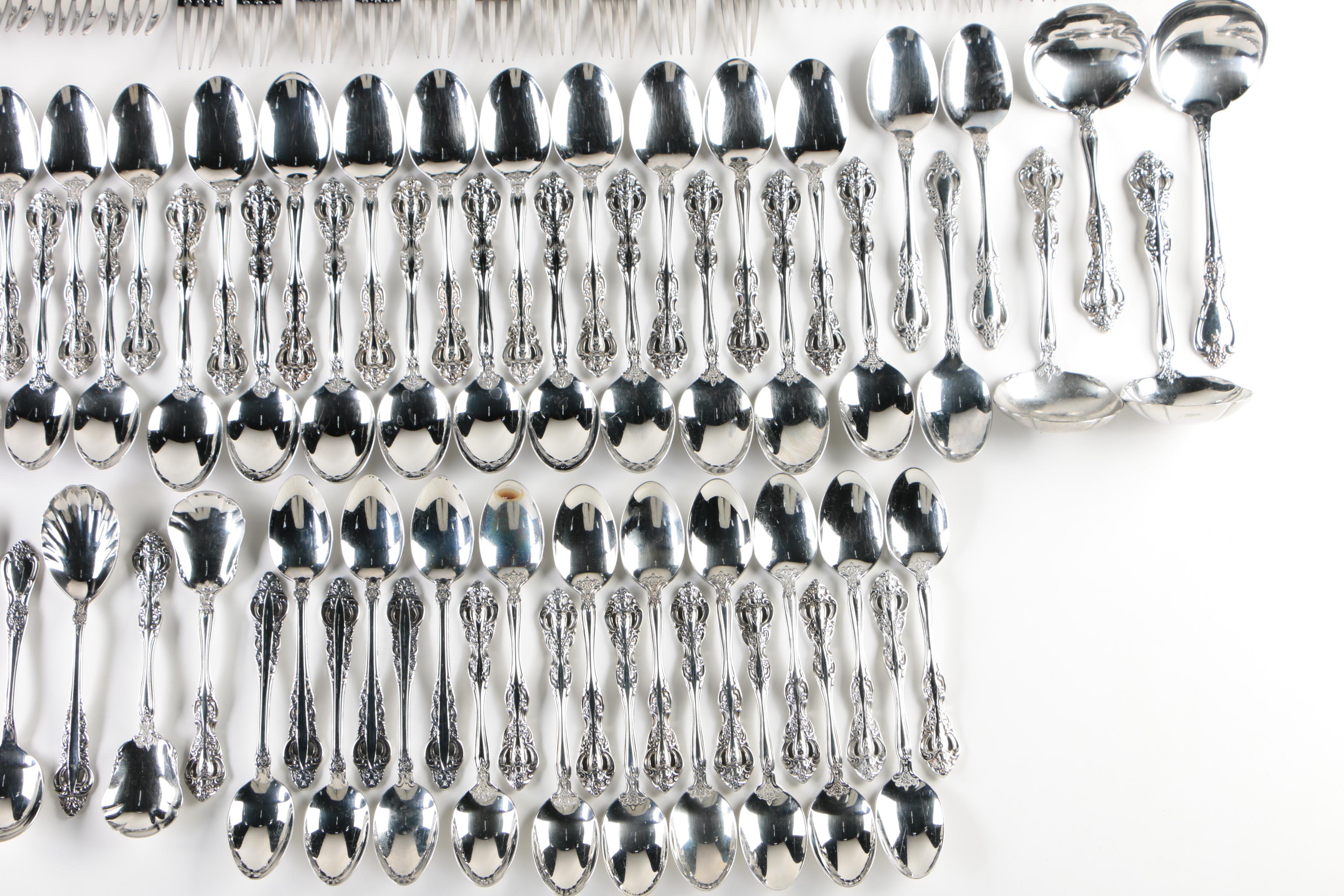 Stainless Steel Flatware Featurine Oneida "Brahms" and Other Similar Patterns