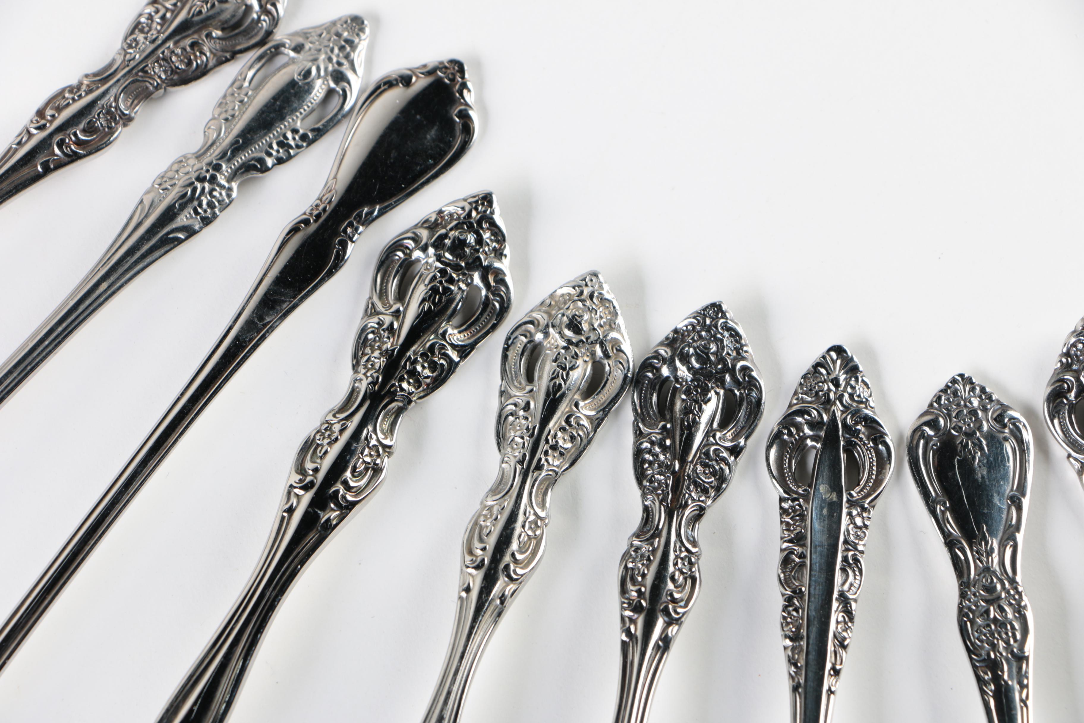 Stainless Steel Flatware Featurine Oneida "Brahms" and Other Similar Patterns