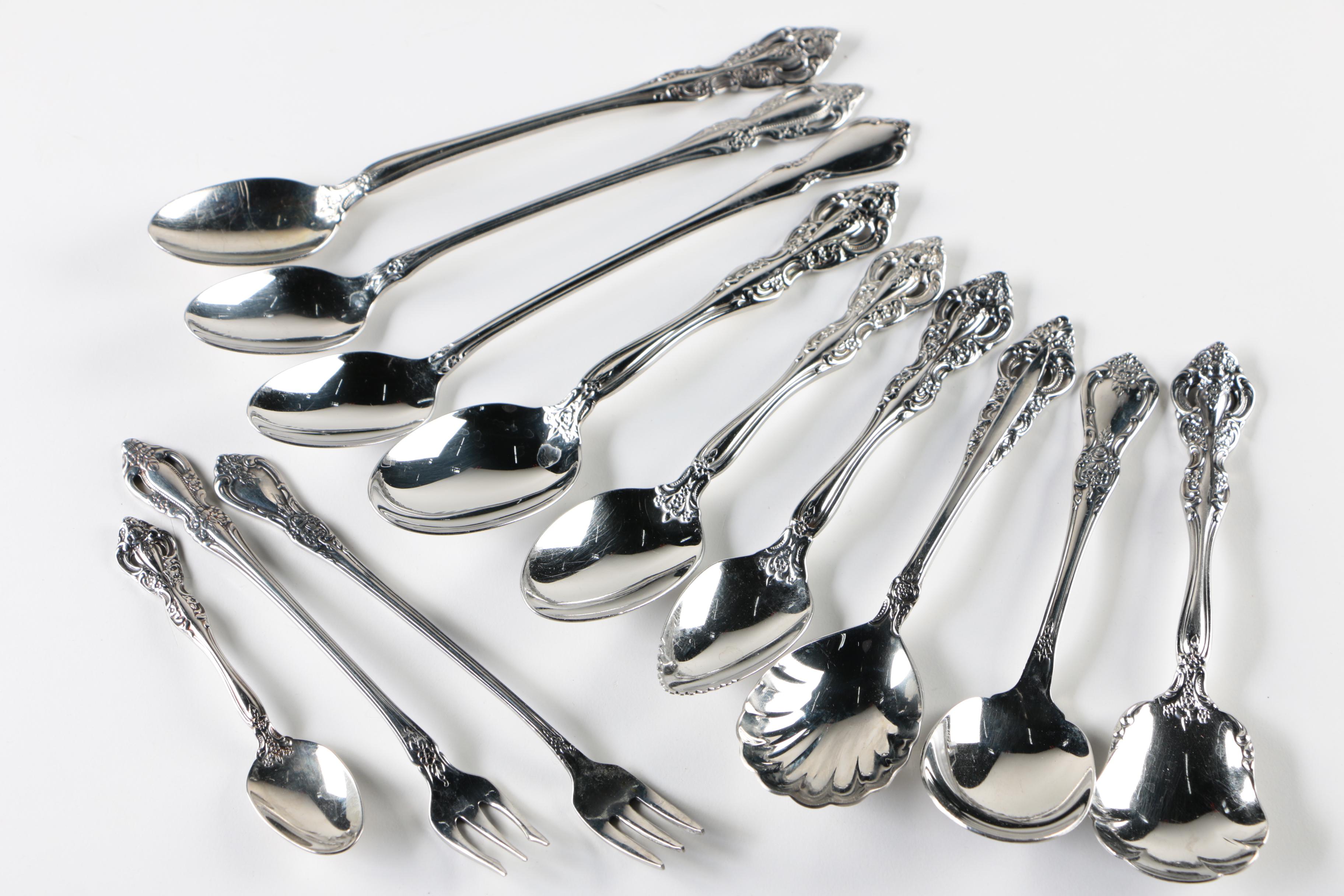 Stainless Steel Flatware Featurine Oneida "Brahms" and Other Similar Patterns