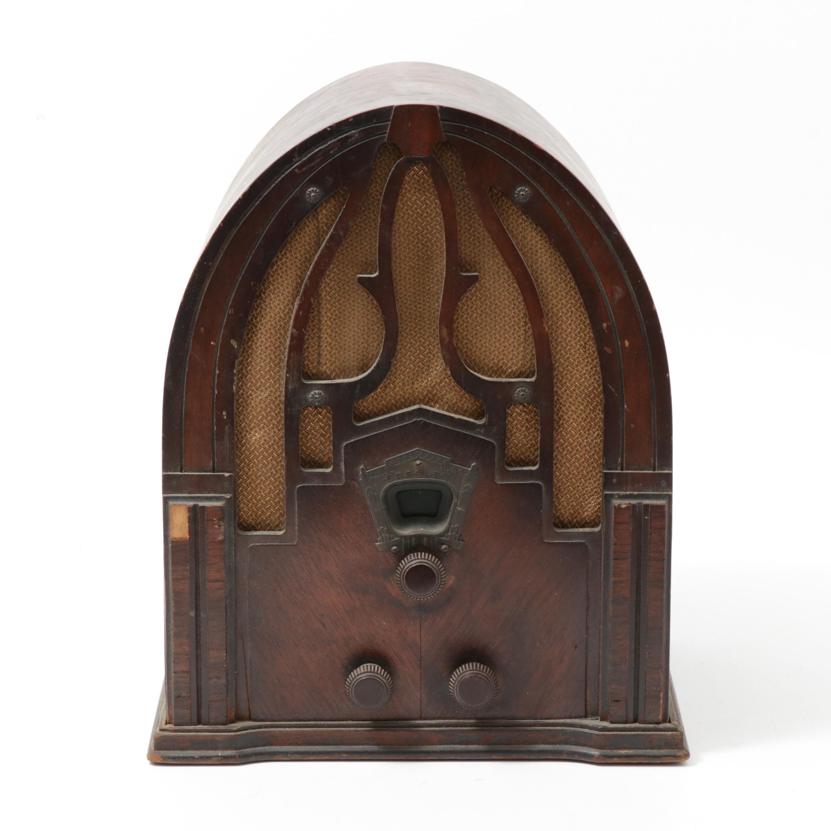Crosley Model 167 Cathedral Radio, 1930s