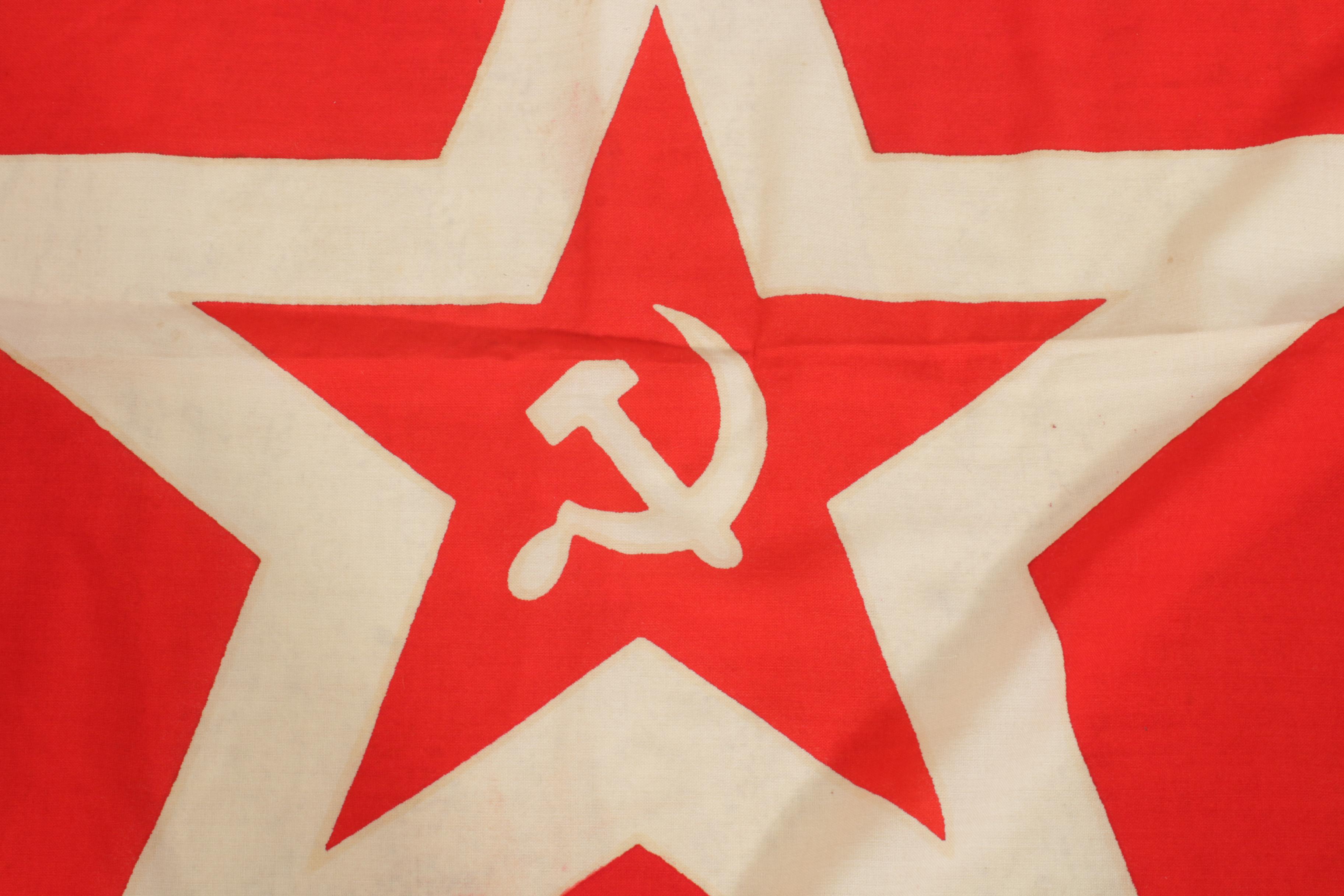 Union of Soviet Socialist Republics (USSR) Banners and Soviet Naval Flags