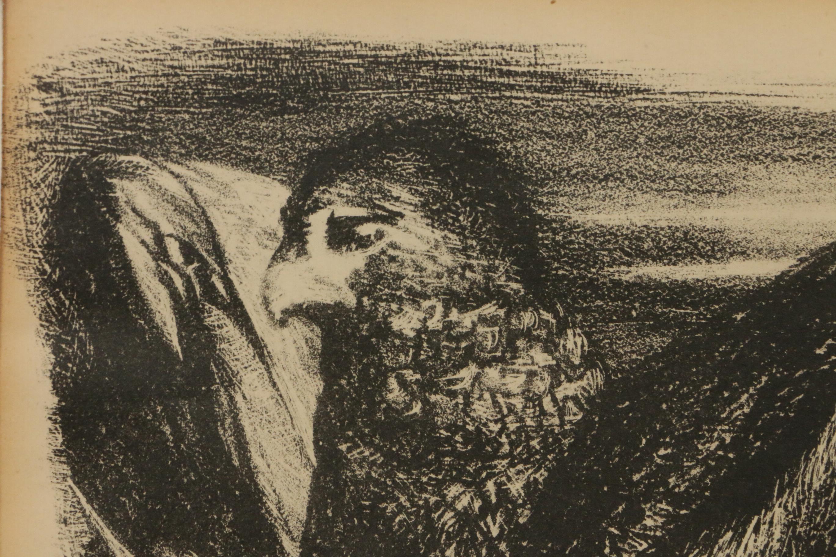 Robert M. Gatrell Lithograph, Mid to Late 20th Century