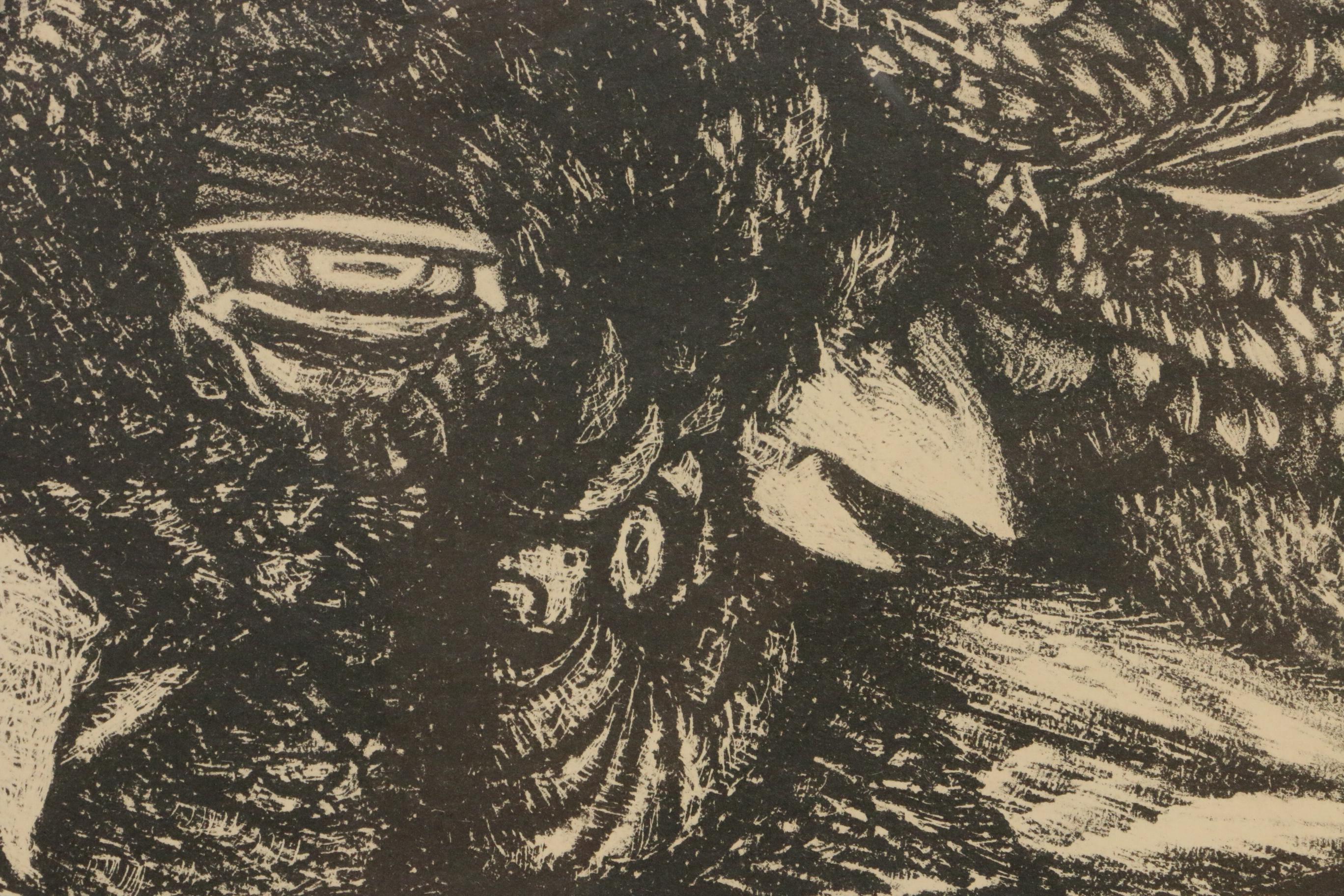 Robert M. Gatrell Lithograph, Mid to Late 20th Century