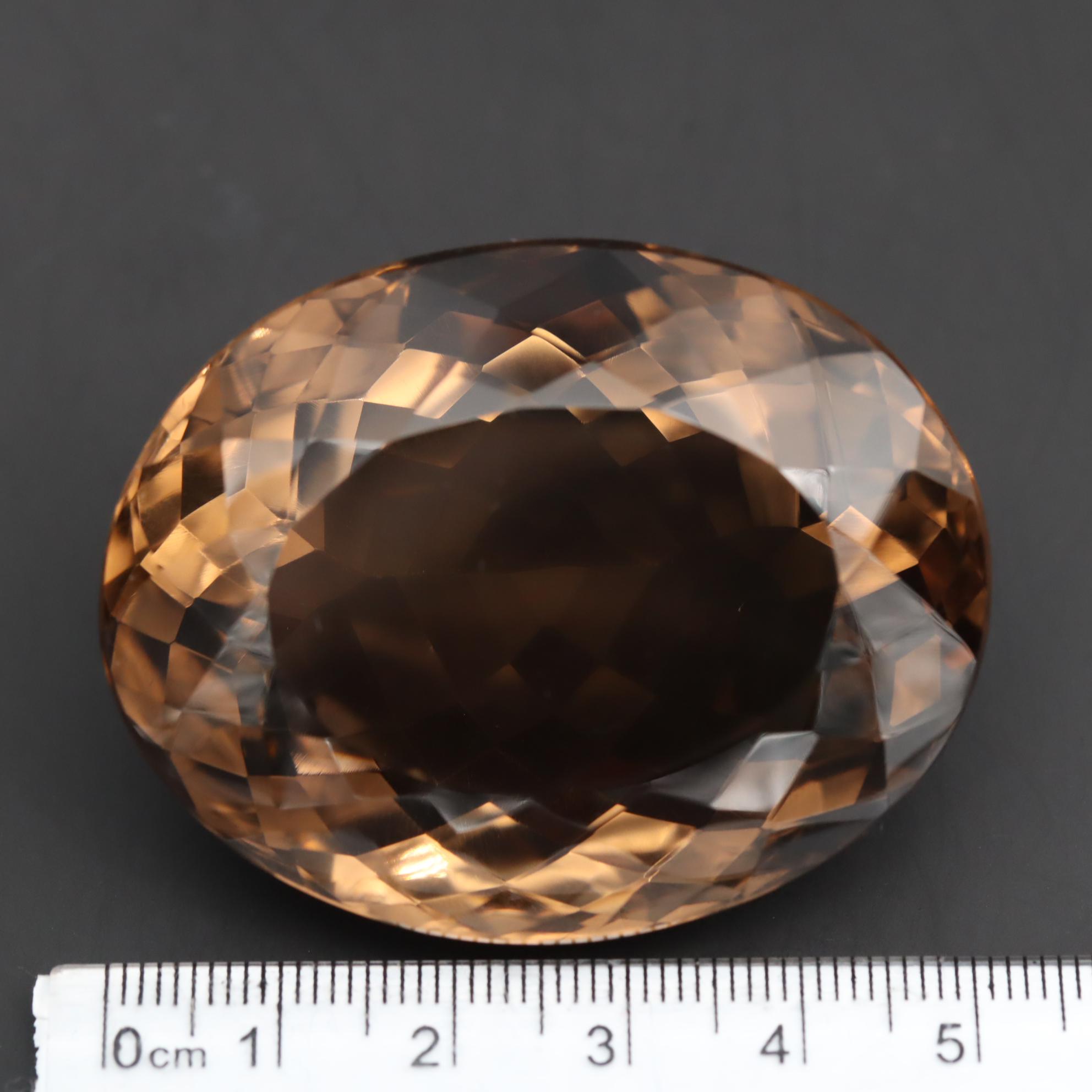 Loose 341.73 CT Smoky Quartz Gemstone