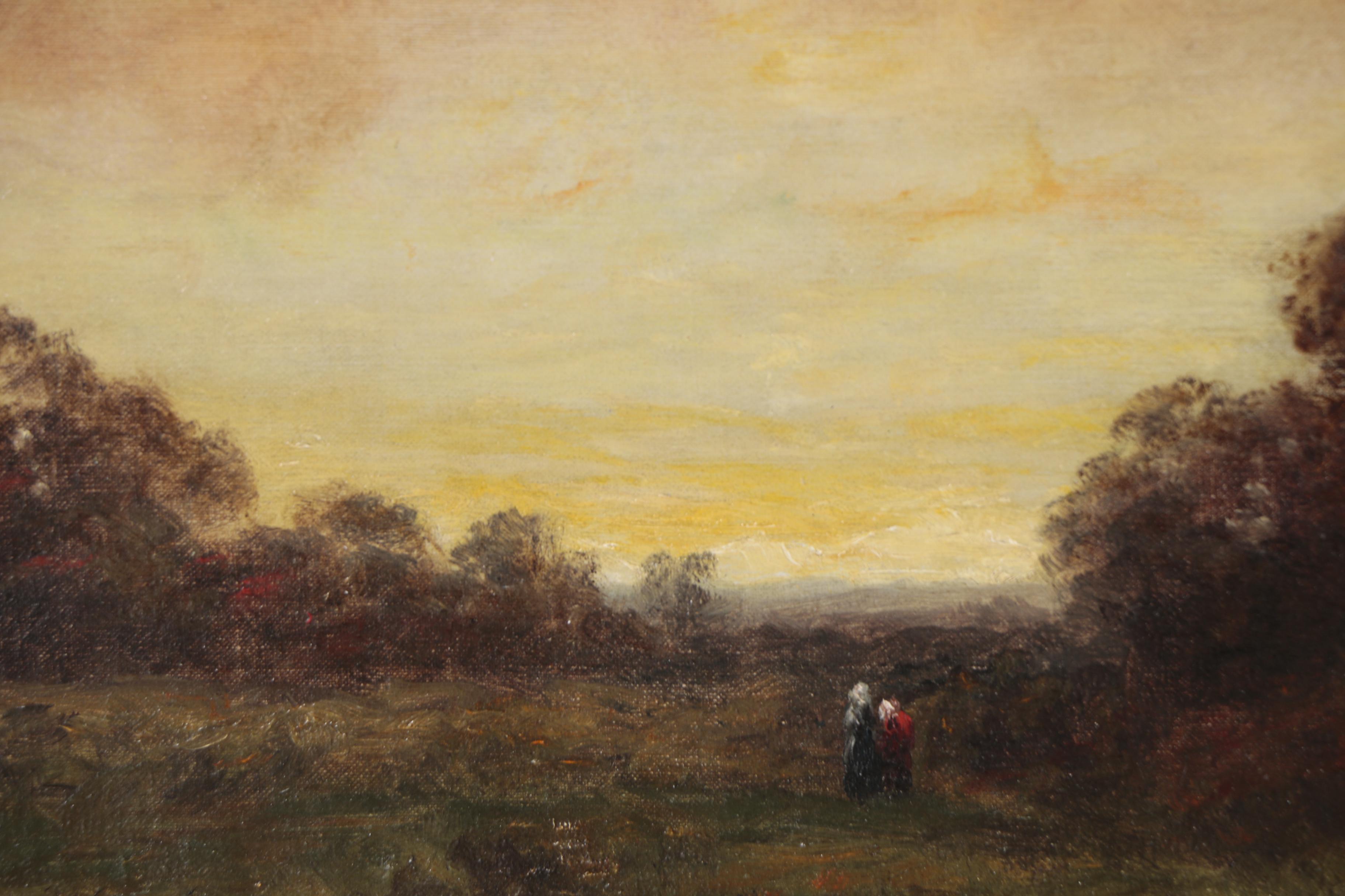 H.M. Seavey Oil Painting of Tonalist Landscape, 20th Century