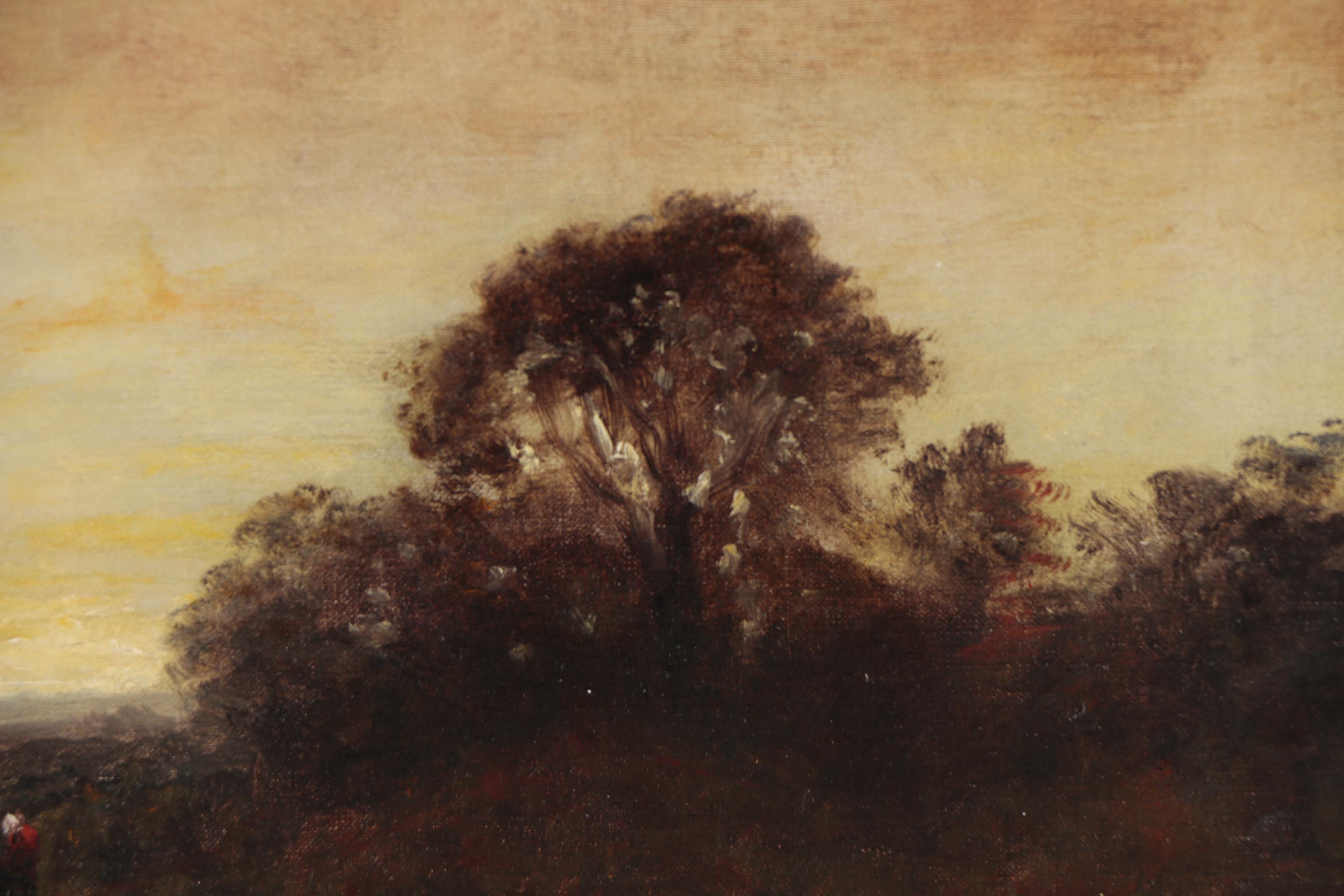 H.M. Seavey Oil Painting of Tonalist Landscape, 20th Century