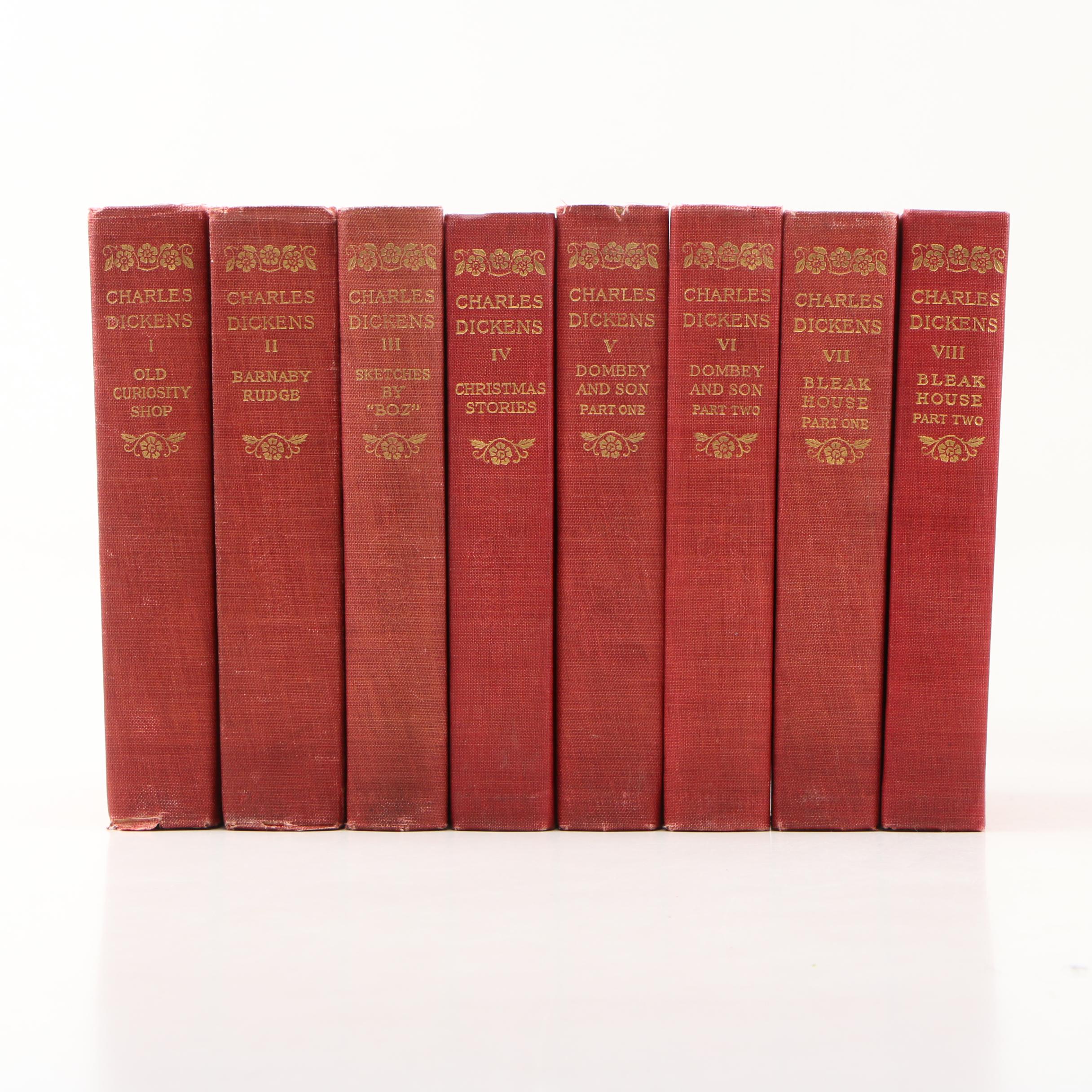 Complete Anniversary Edition "The Works of Charles Dickens" Book Set, 1911