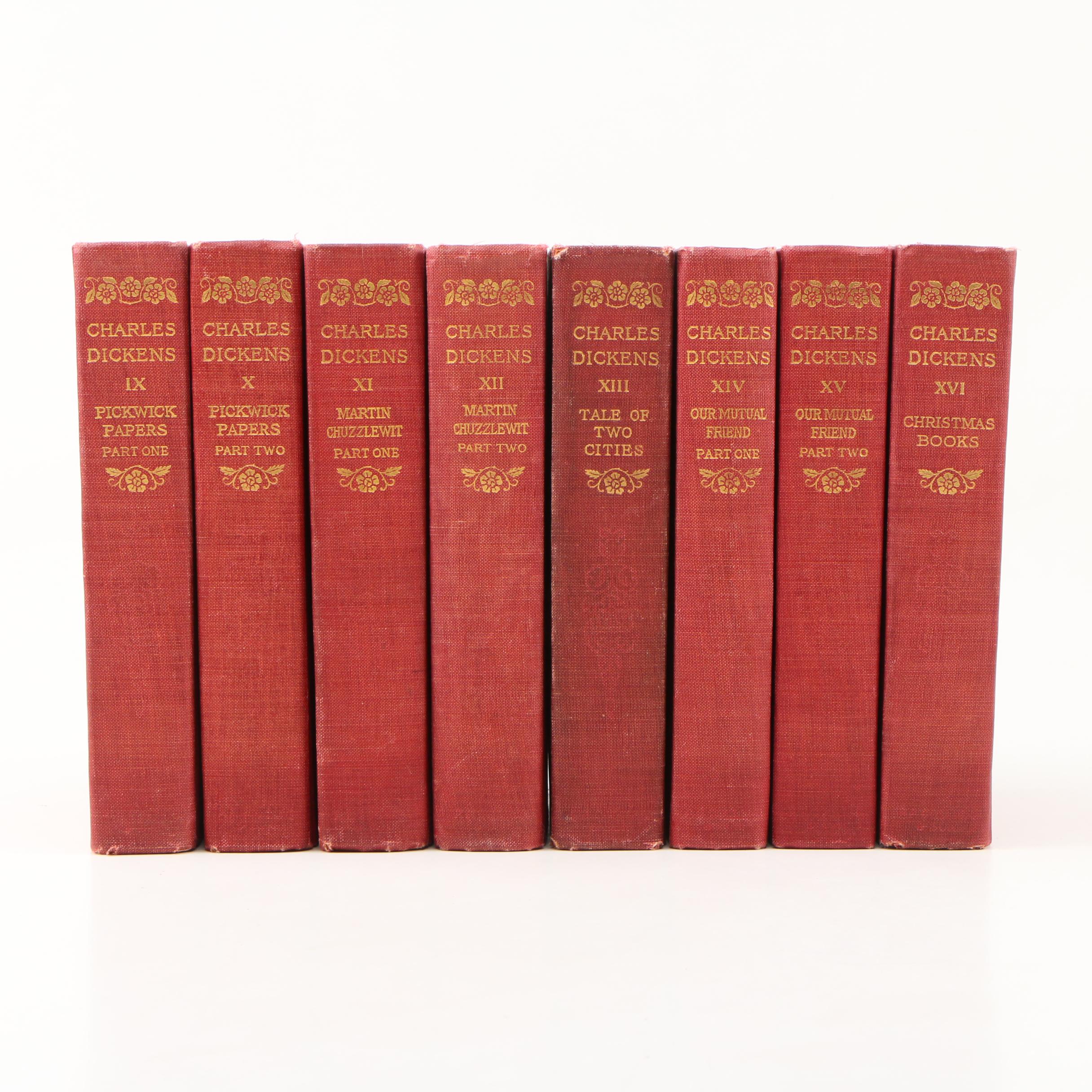 Complete Anniversary Edition "The Works of Charles Dickens" Book Set, 1911