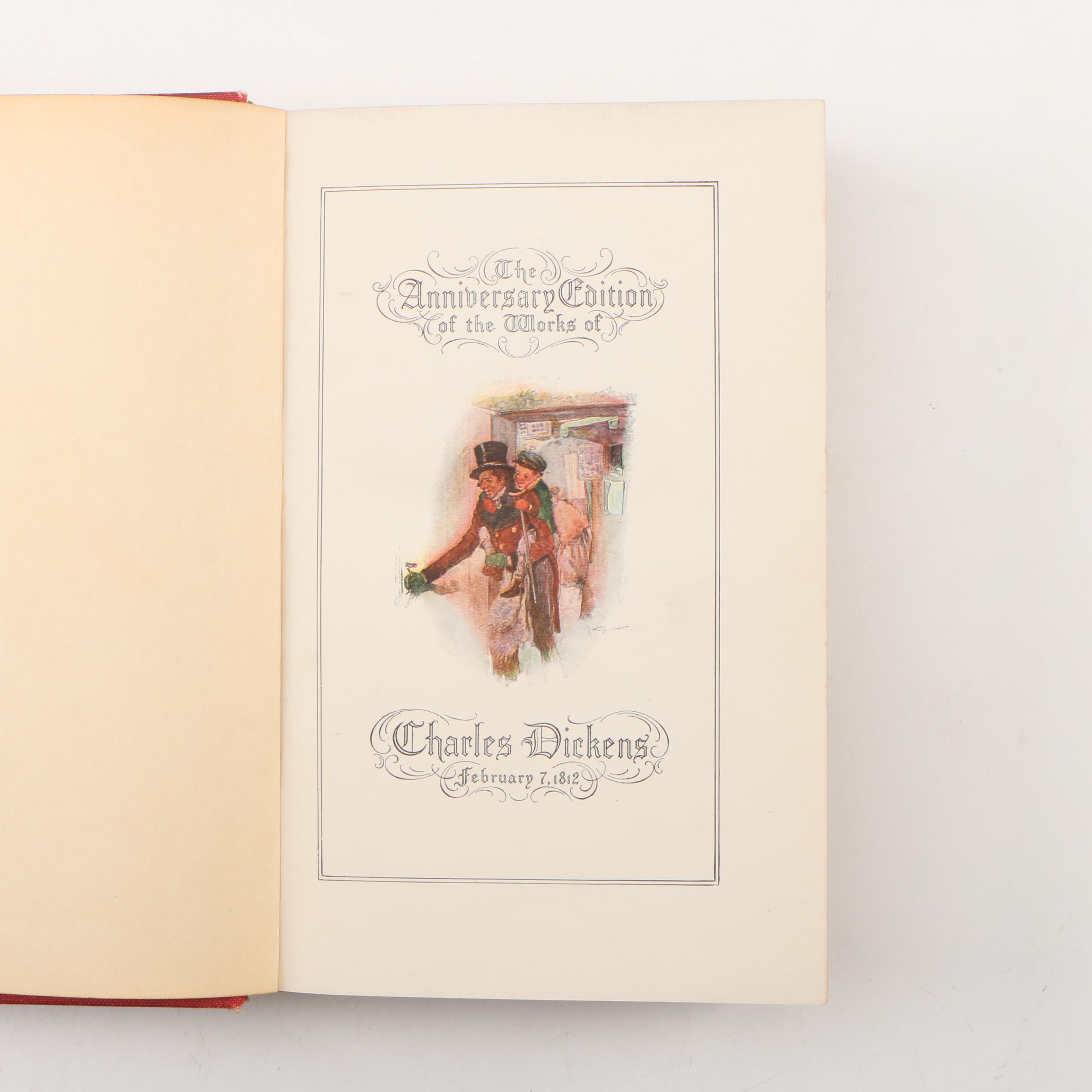 Complete Anniversary Edition "The Works of Charles Dickens" Book Set, 1911
