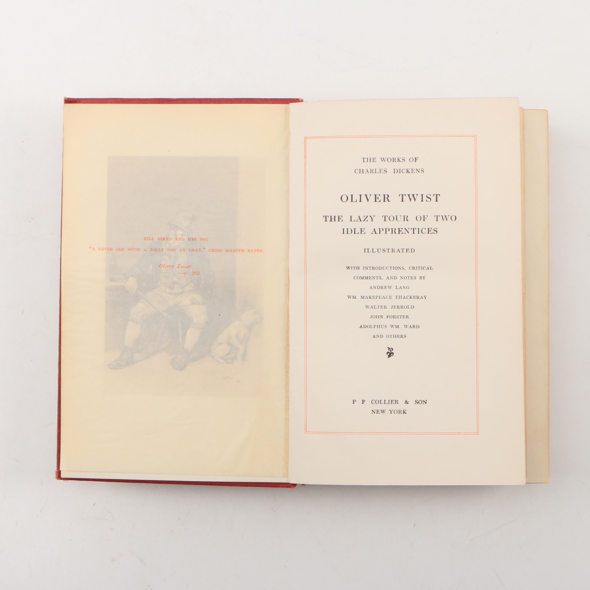 Complete Anniversary Edition "The Works of Charles Dickens" Book Set, 1911