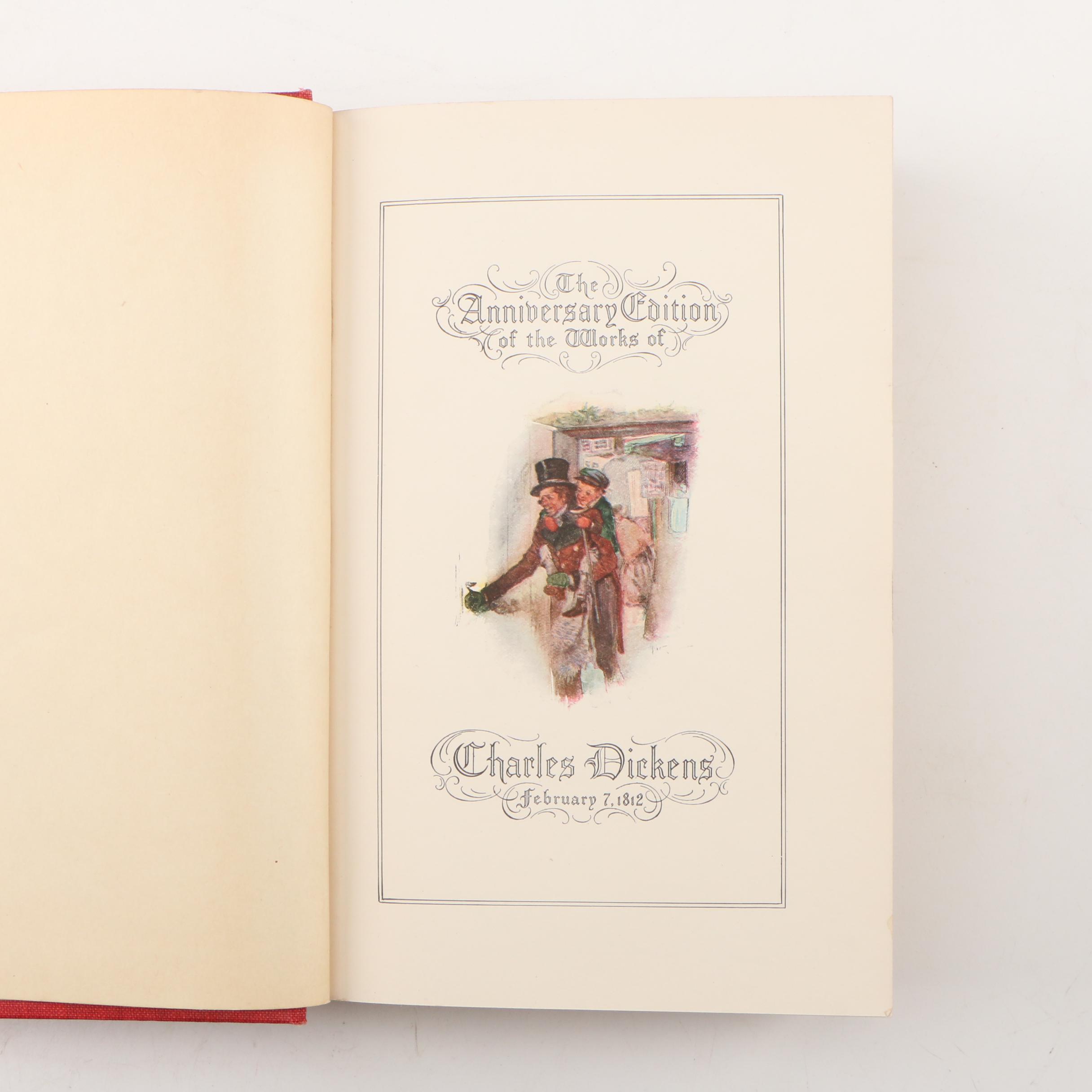 Complete Anniversary Edition "The Works of Charles Dickens" Book Set, 1911