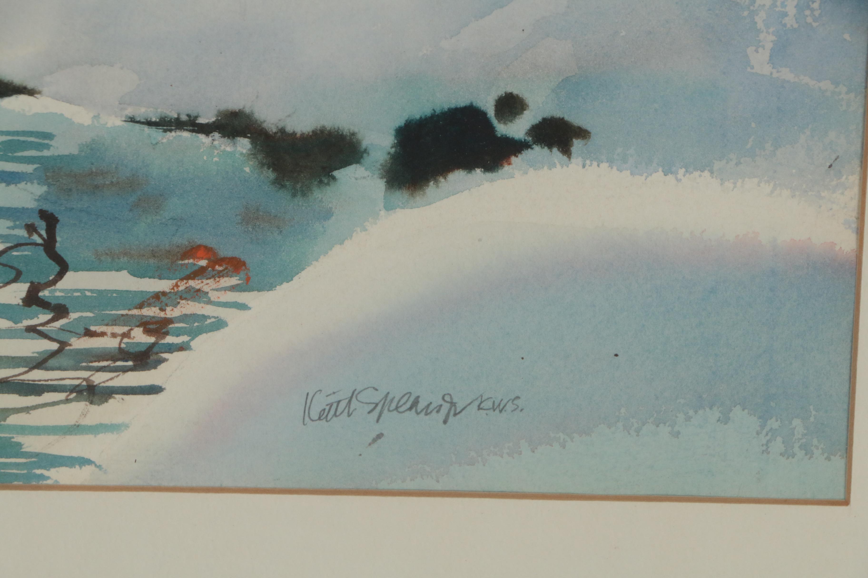 Keith Spears Jr. Watercolor Painting