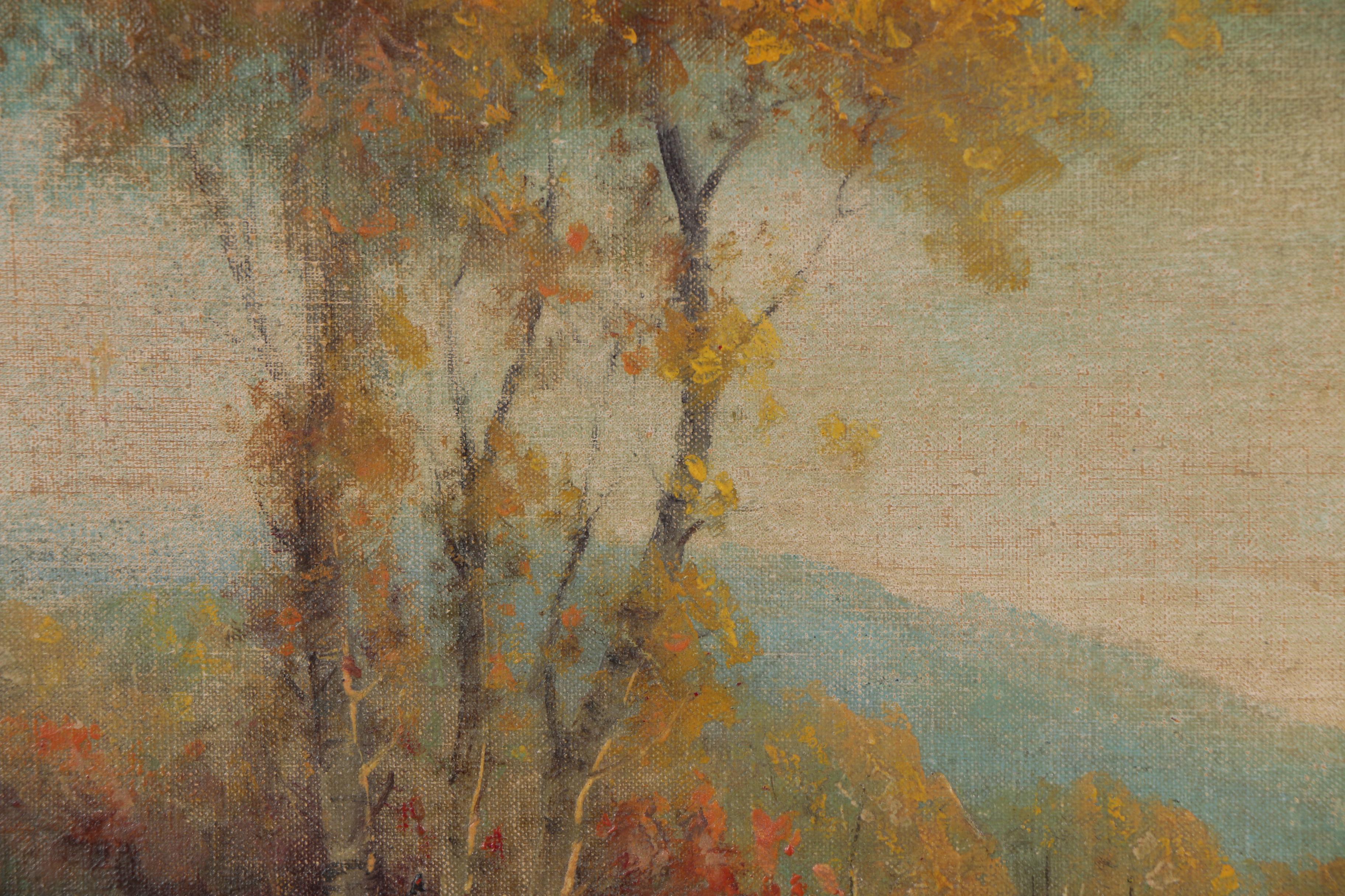 Howard Atkinson Landscape Study Oil Painting, Early 20th Century