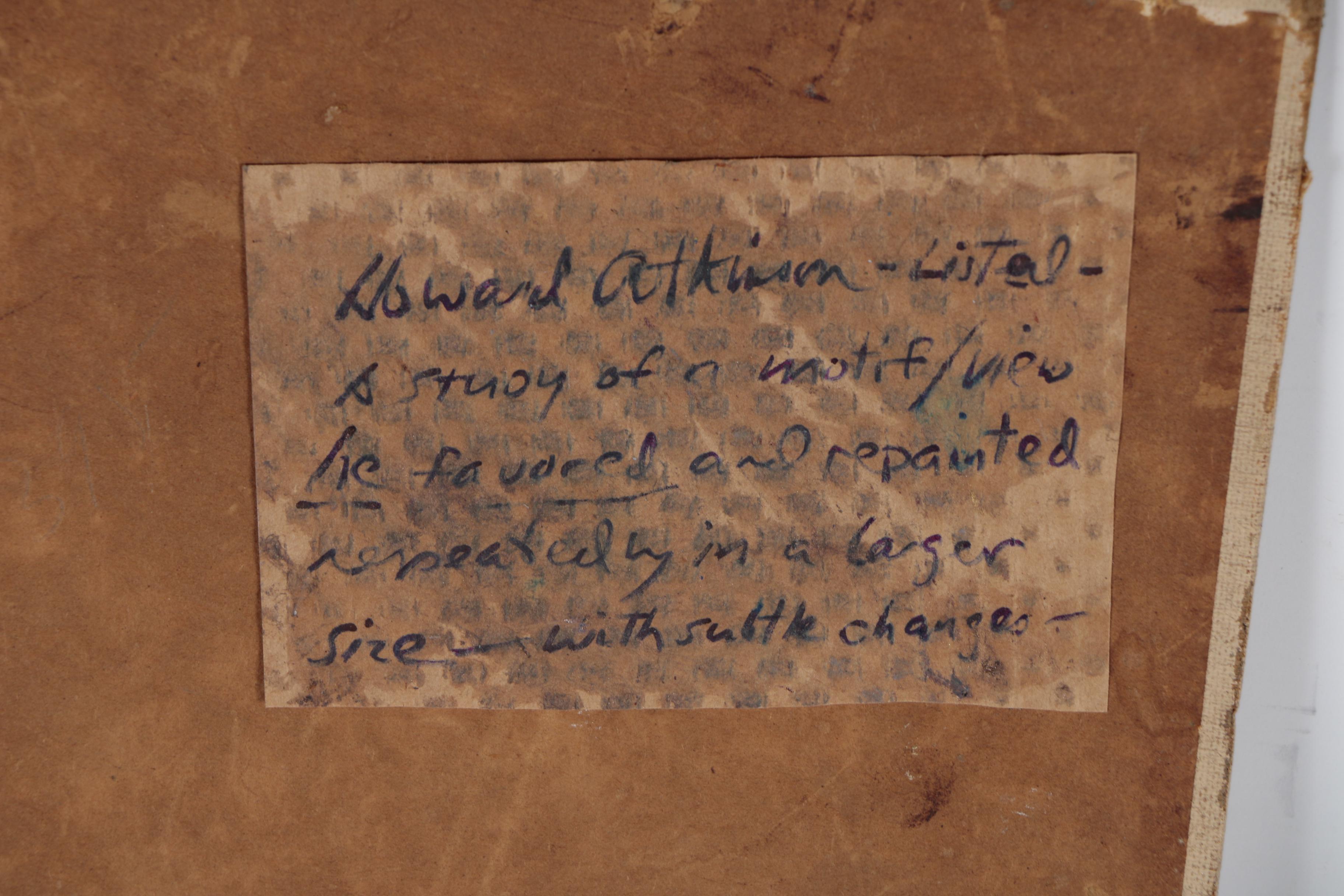 Howard Atkinson Landscape Study Oil Painting, Early 20th Century