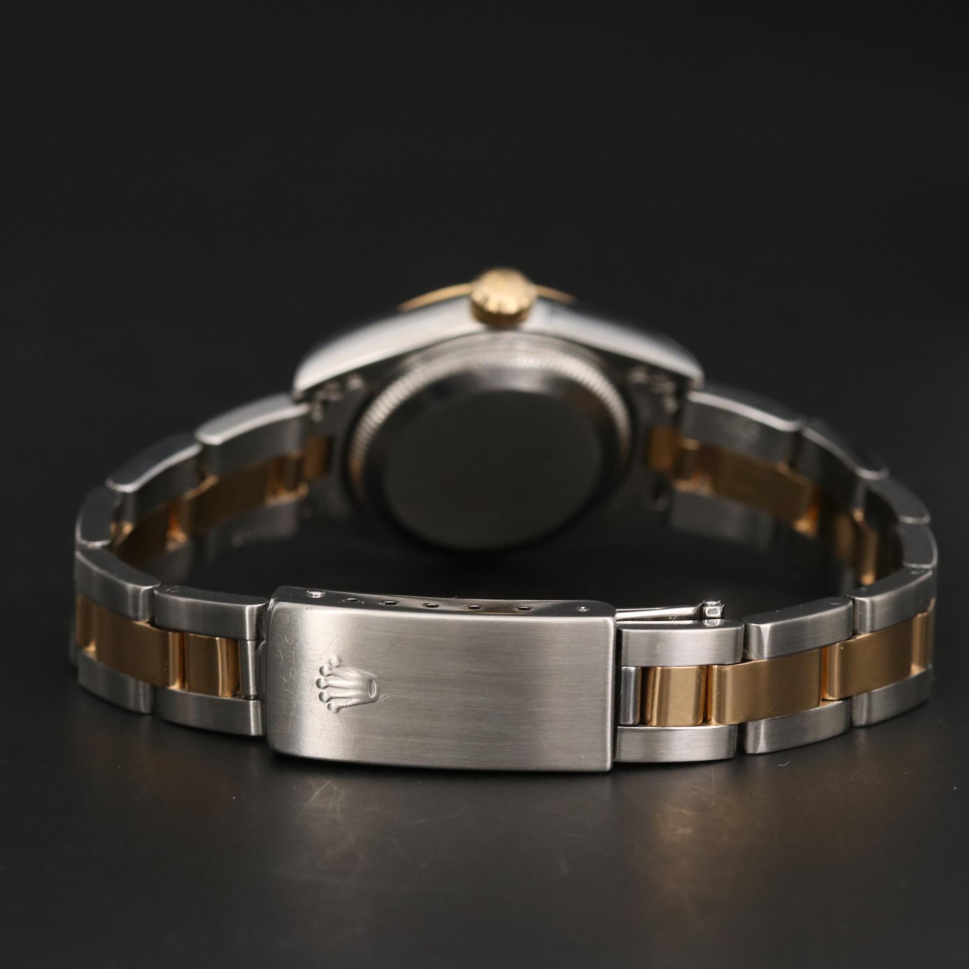 1997 Rolex Datejust Watch with Ivory Pyramide Roman Dial