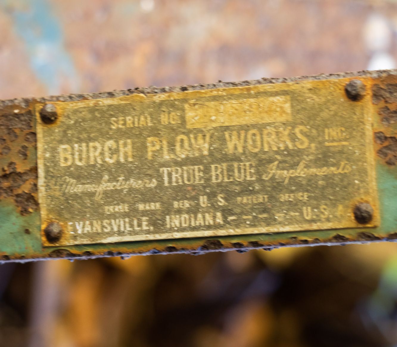 Burch Plow Works True Blue Farming Aerator