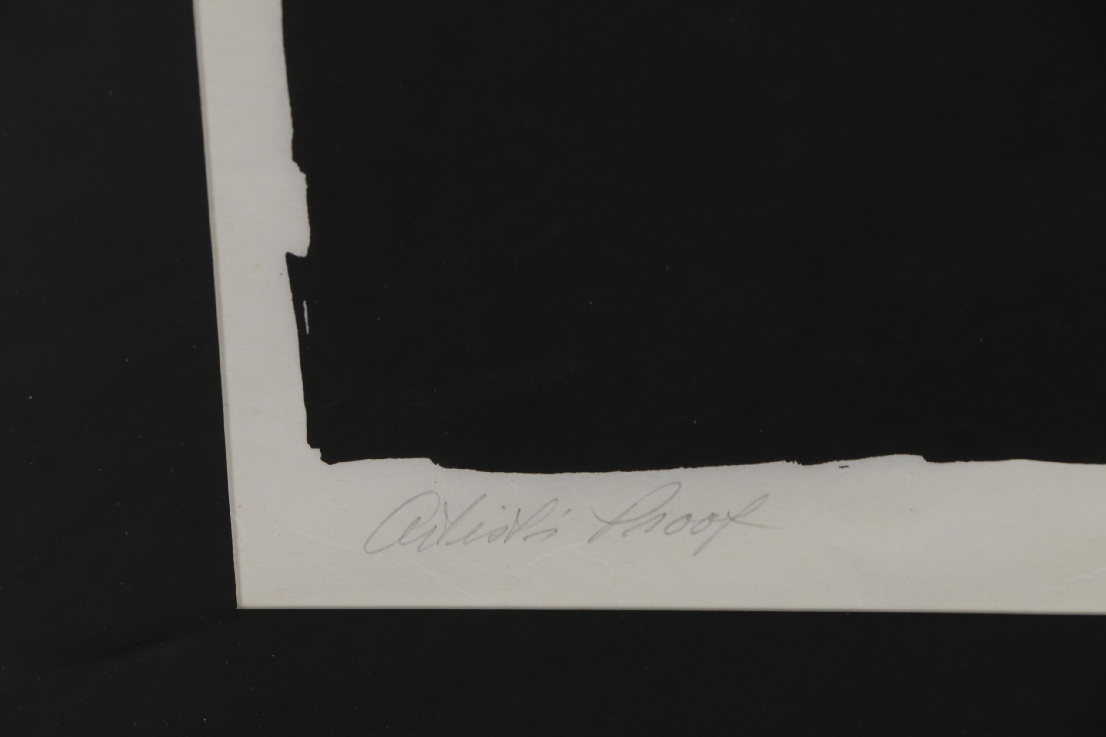 James F. Omohundro Serigraph, 1977