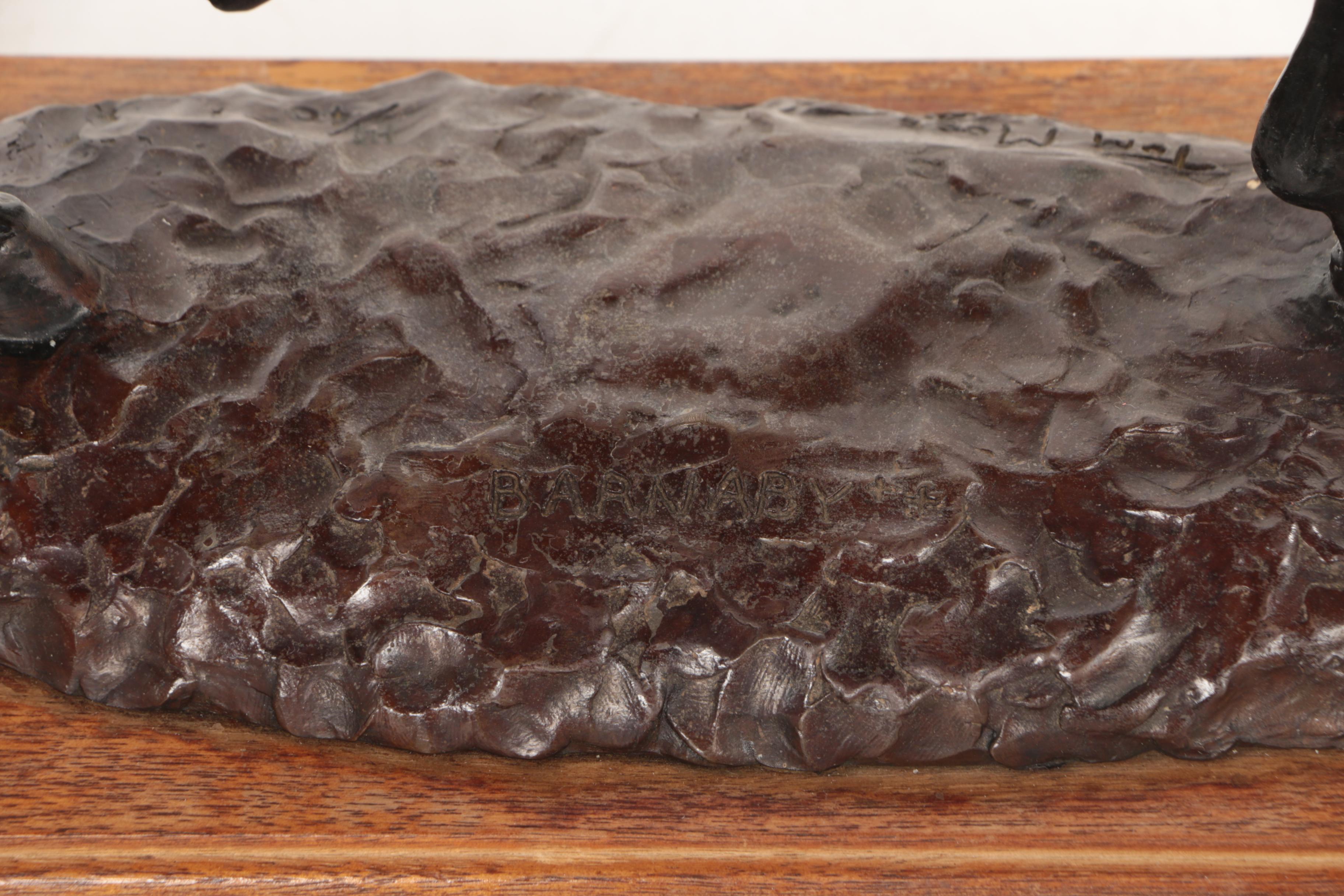 Tom Moss Bronze Horse Sculpture "Barnaby ++", 1984