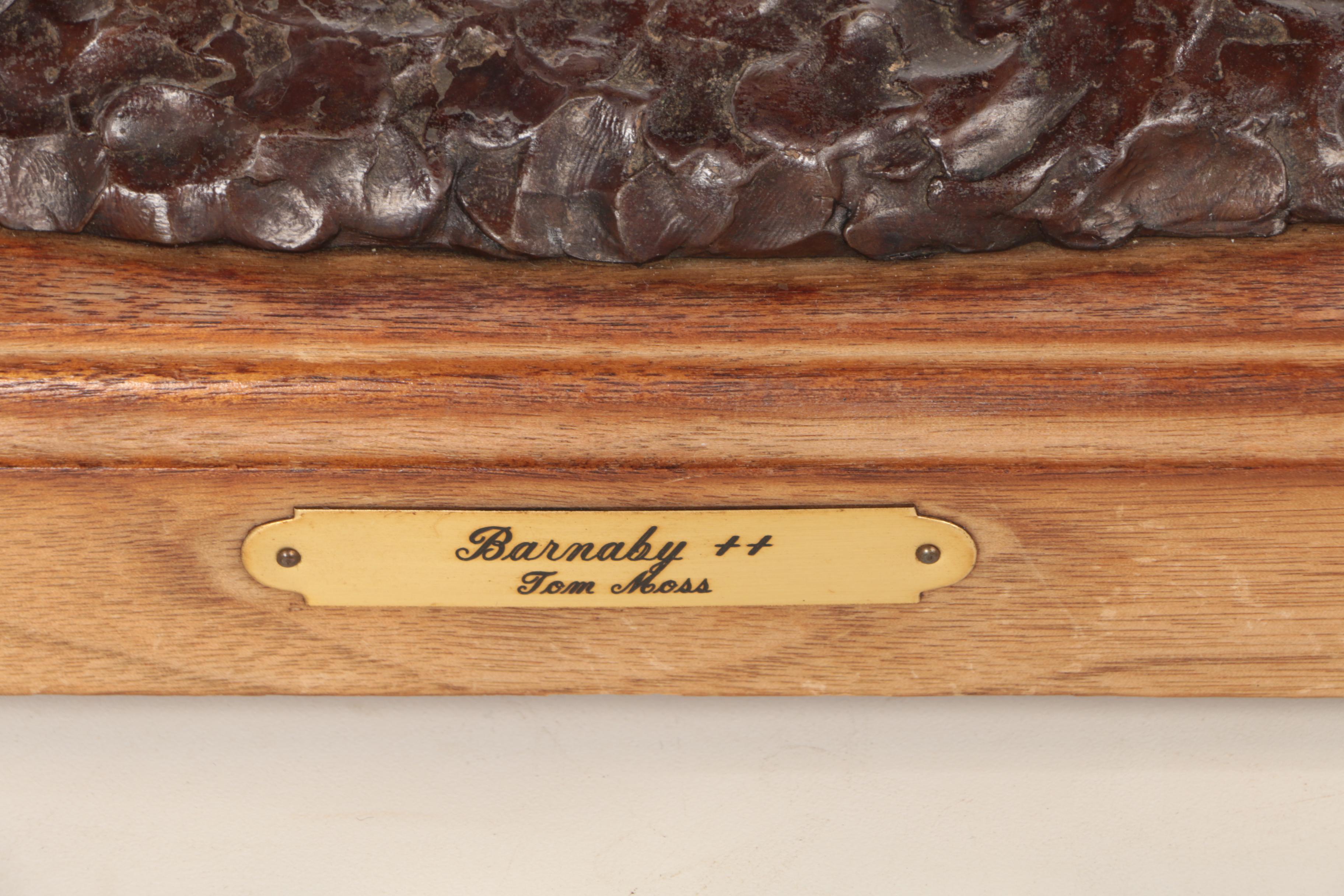 Tom Moss Bronze Horse Sculpture "Barnaby ++", 1984