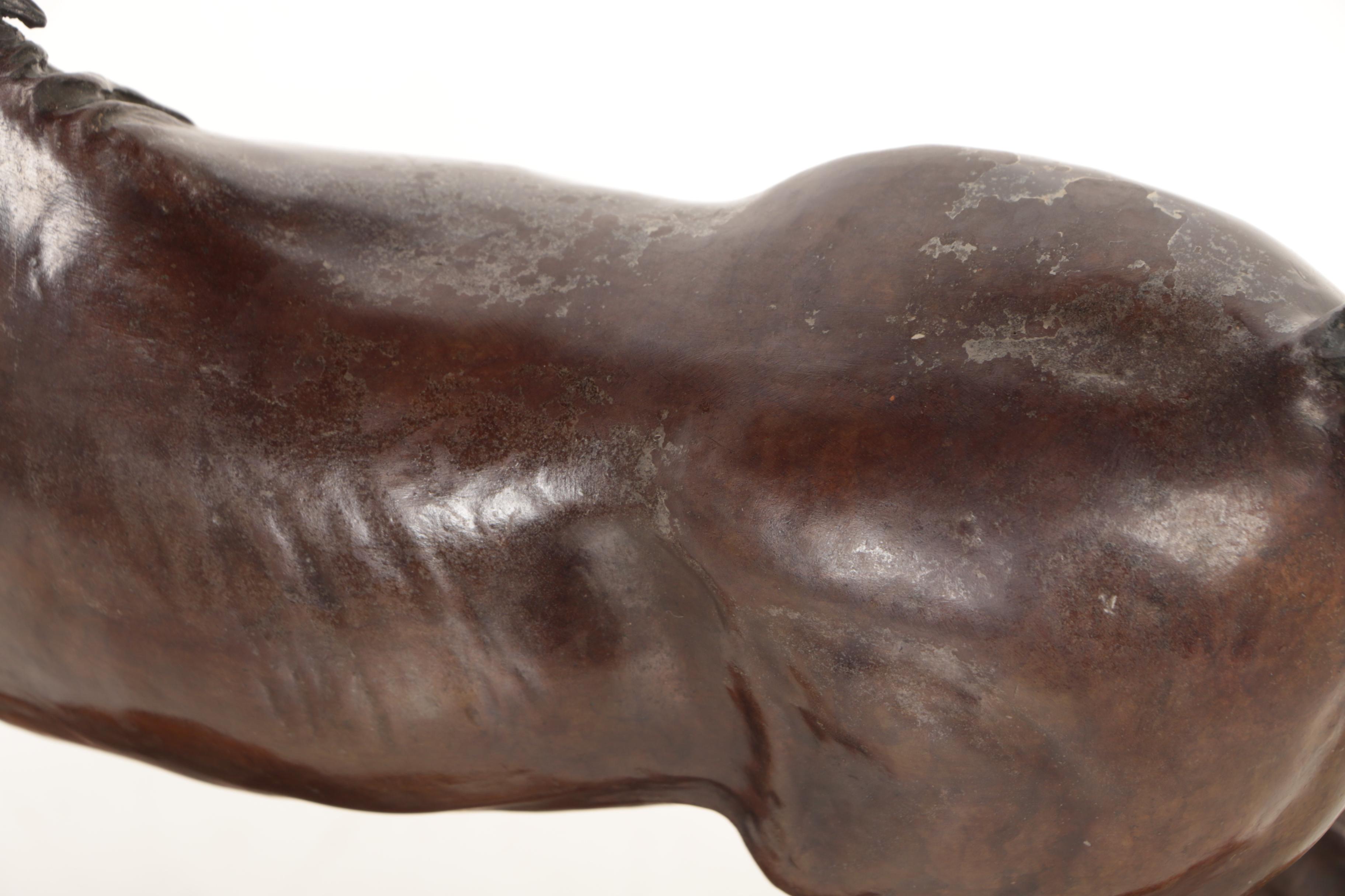 Tom Moss Bronze Horse Sculpture "Barnaby ++", 1984