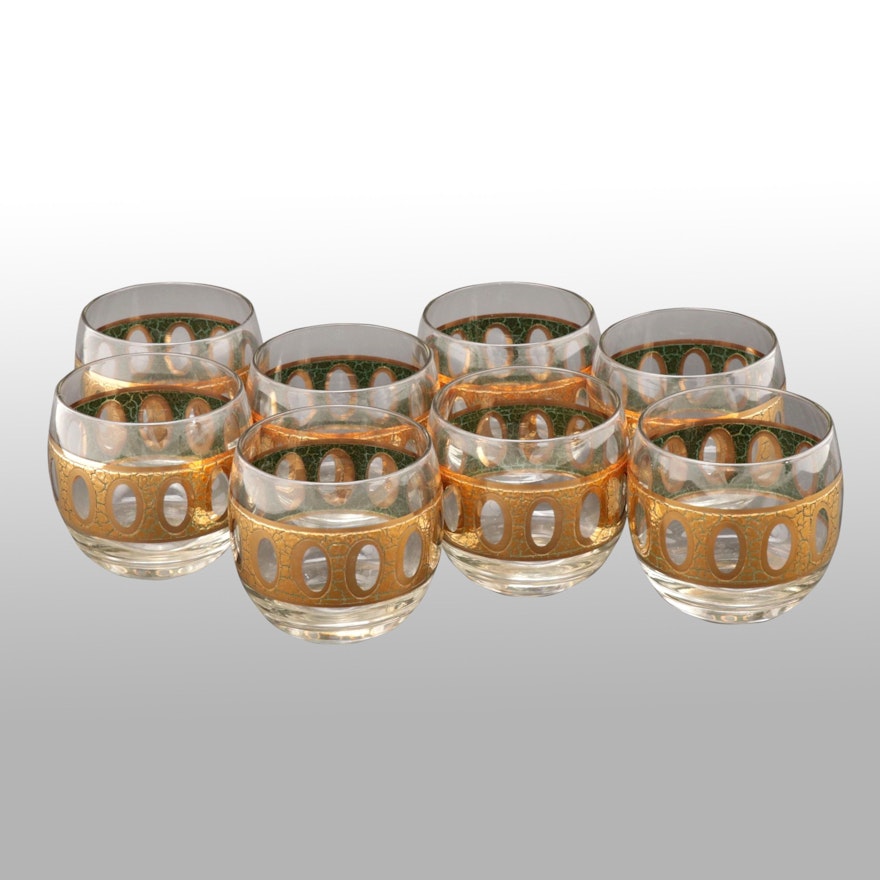 Culver "Piza" Cocktail Glasses, Mid-20th Century