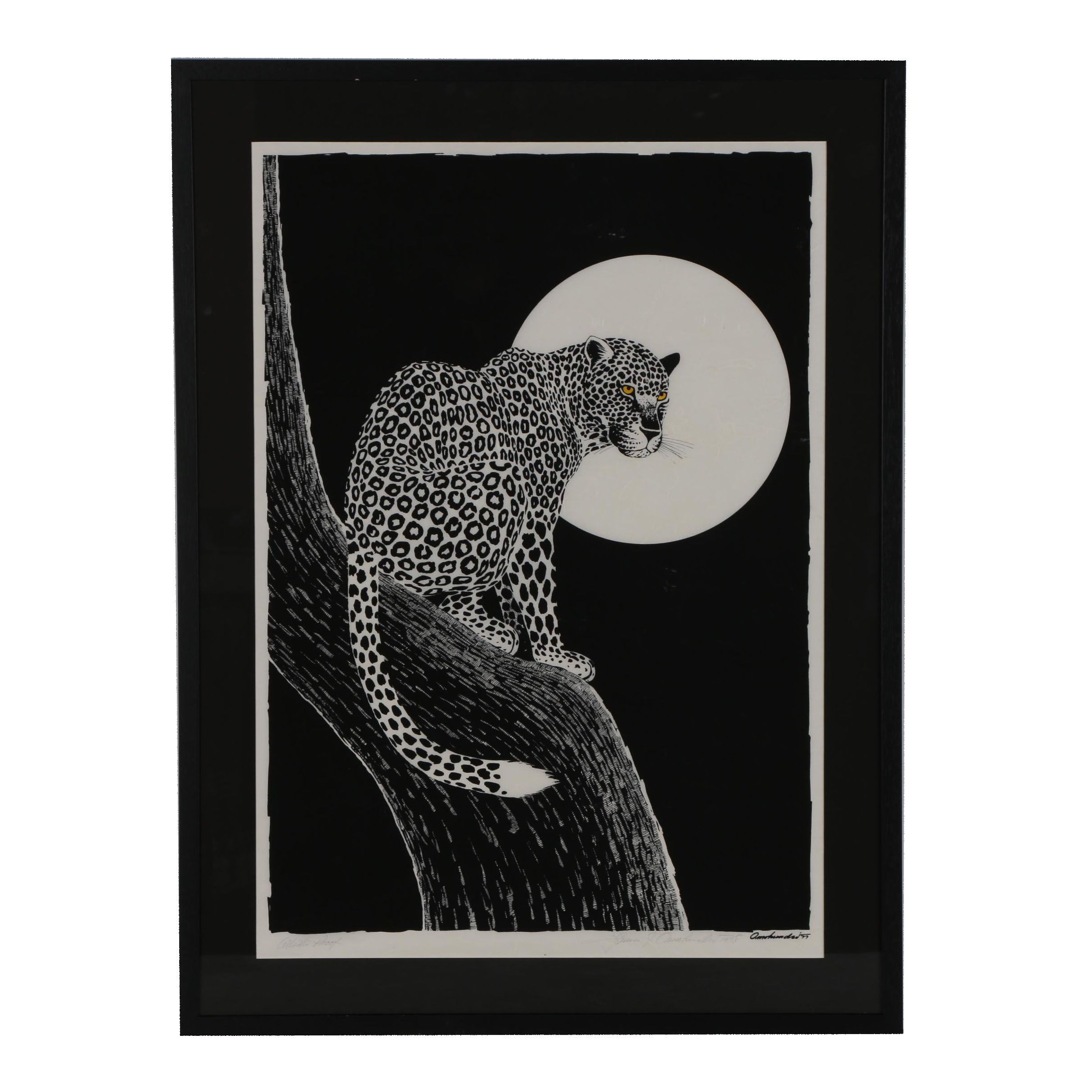 James F. Omohundro Serigraph, 1977