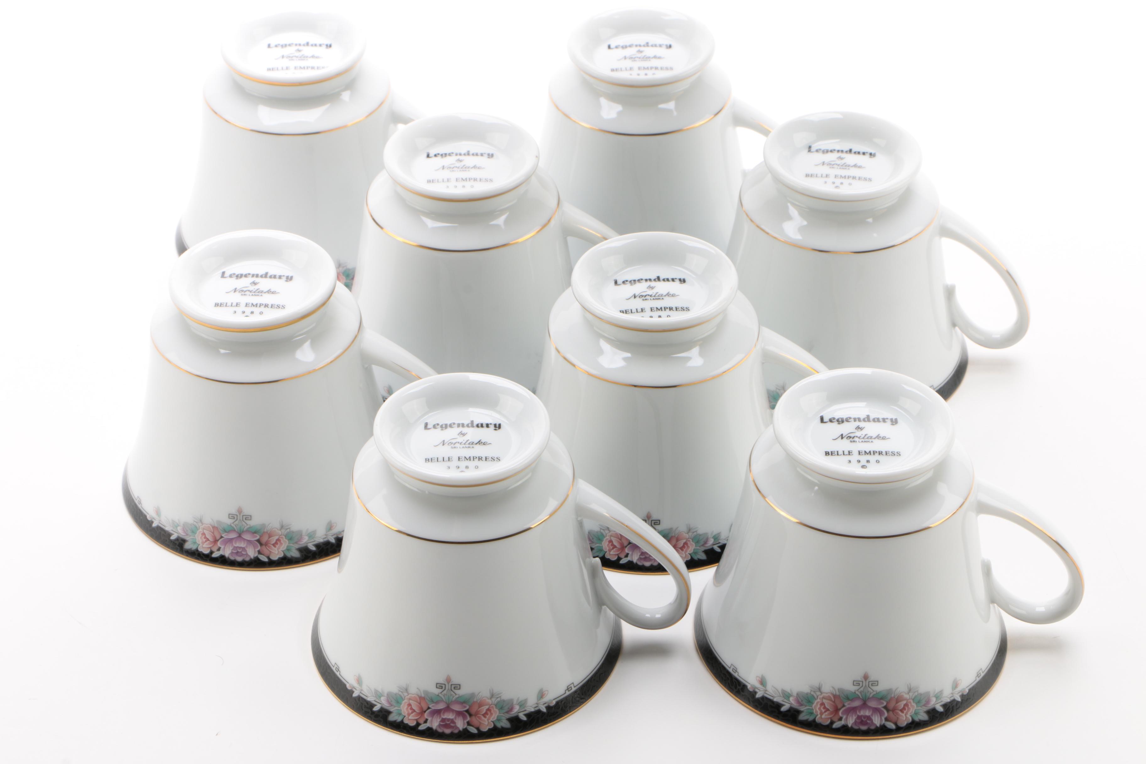 Legendary by Noritake "Belle Empress" Porcelain Dinnerware for Eight, 1992