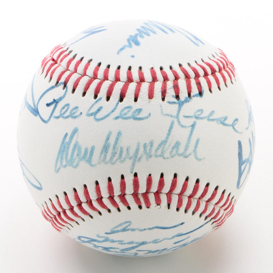 Celebrity and Baseball Players Signed Baseball