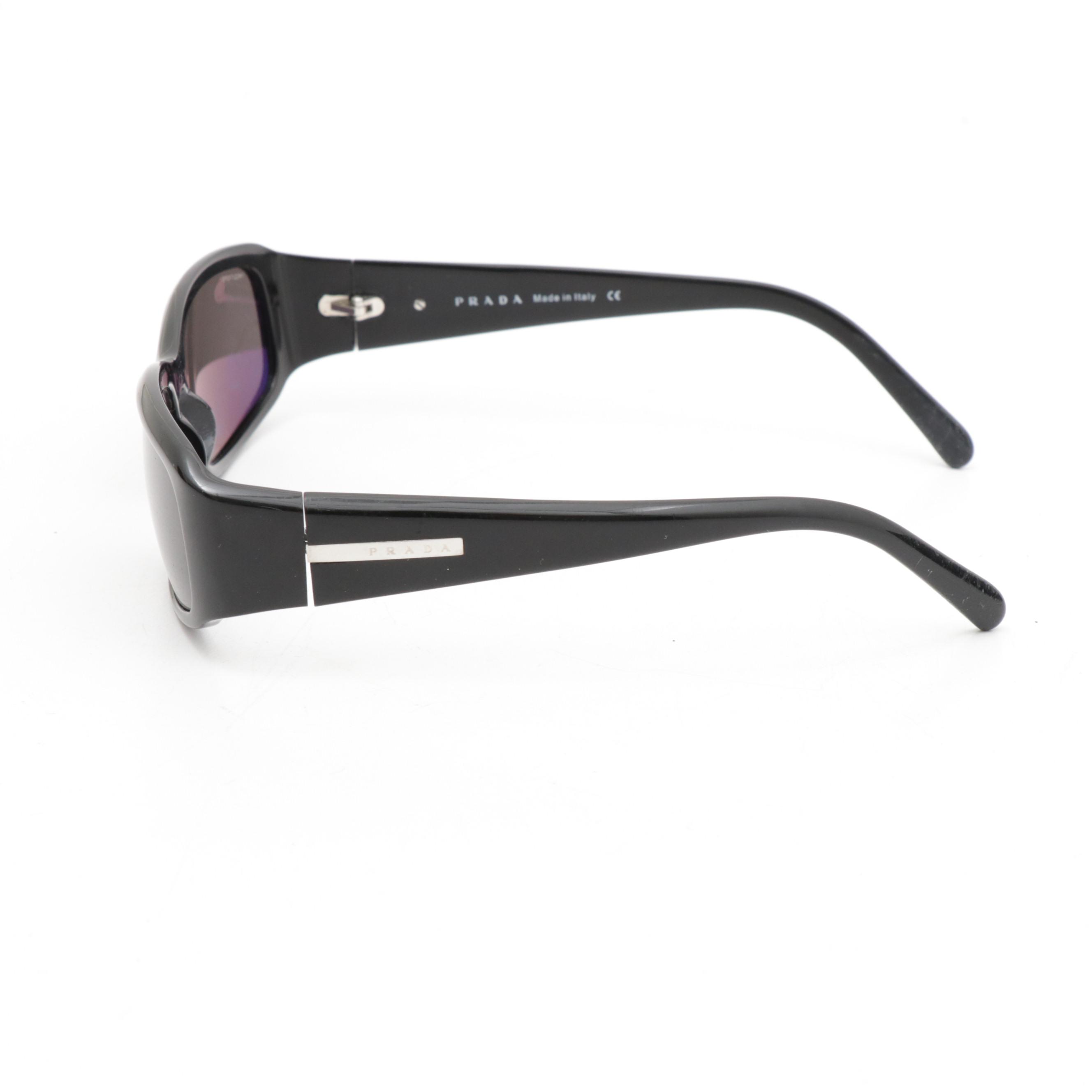 Prada SPR 03E Black Sunglasses with Case