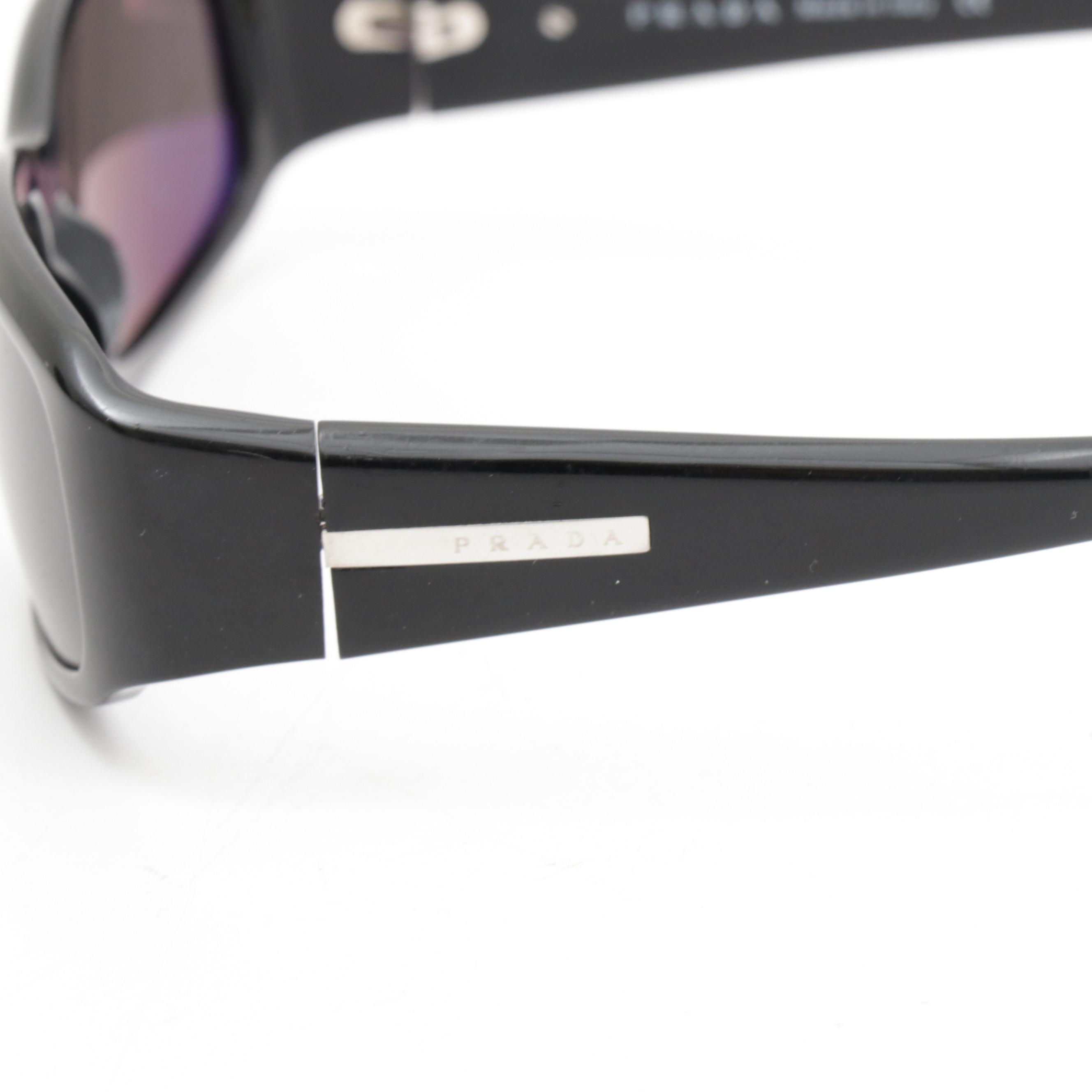 Prada SPR 03E Black Sunglasses with Case