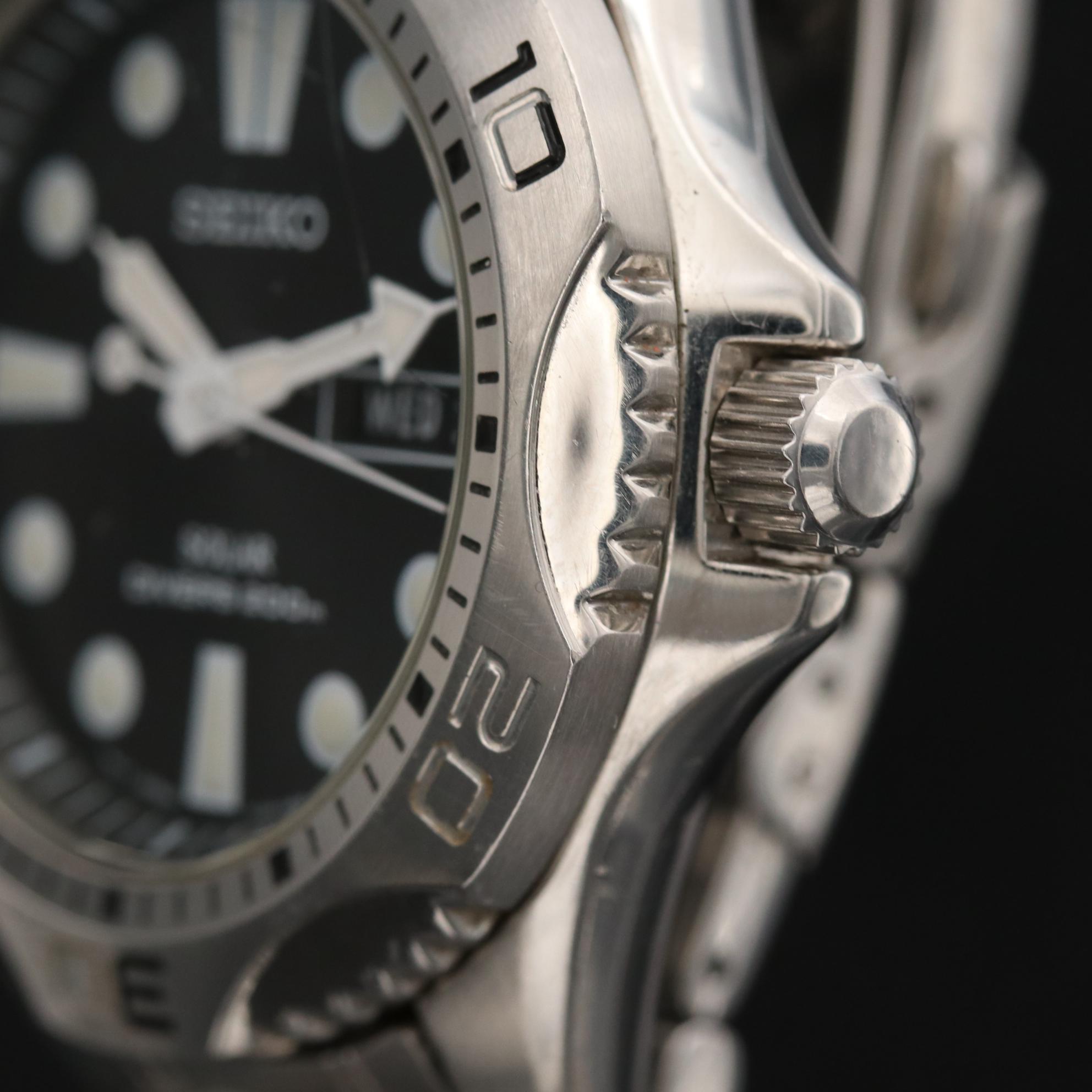 Seiko Solar Divers 200M Day/Date Watch