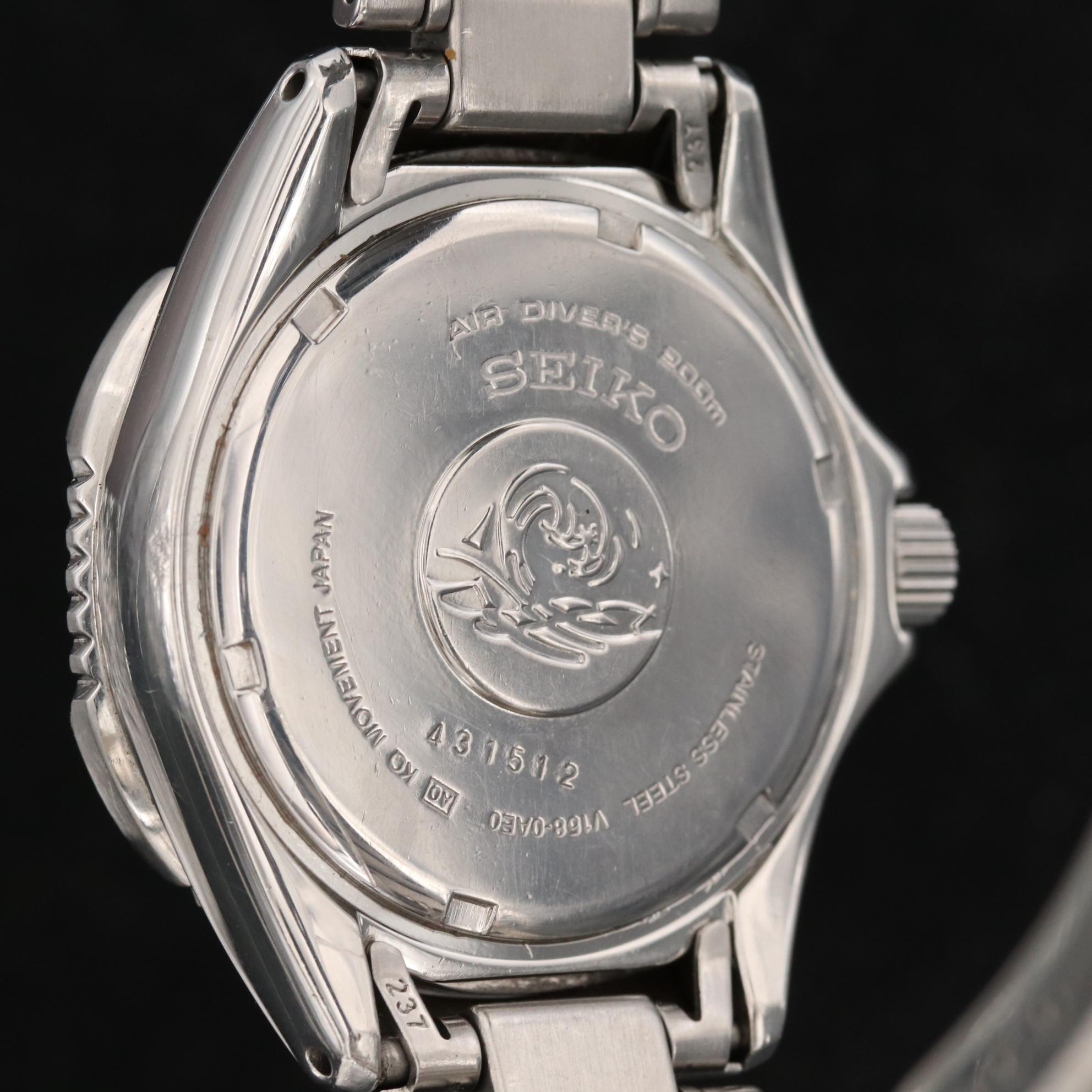 Seiko Solar Divers 200M Day/Date Watch