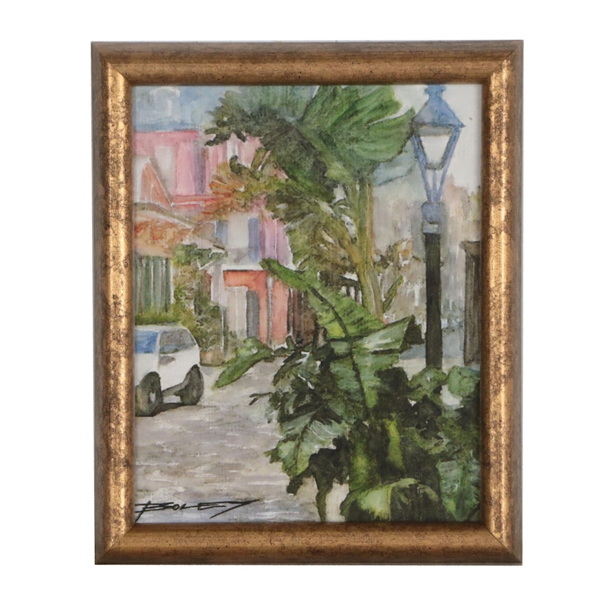 Streetscape Giclée, Late 20th Century